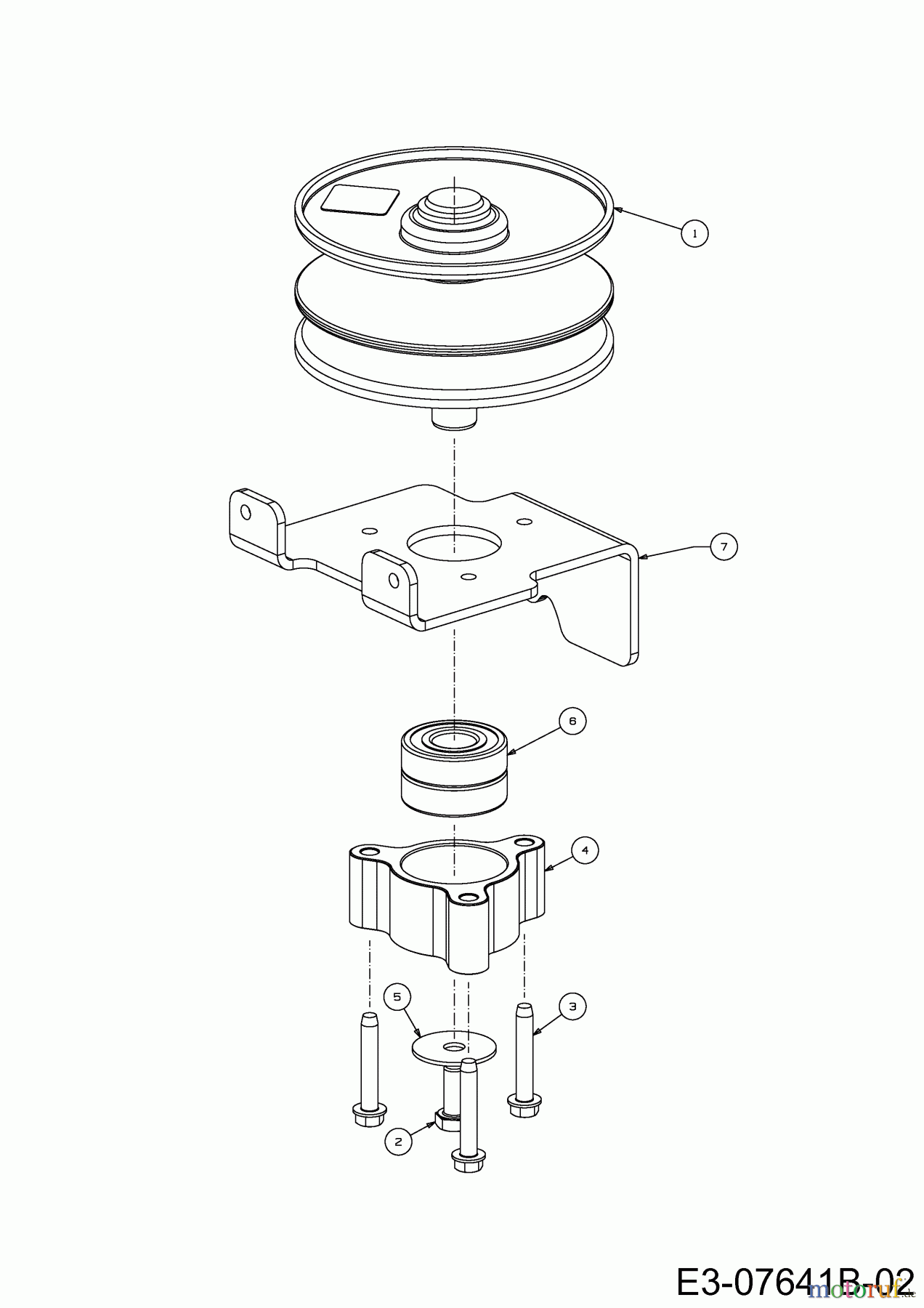  Wolf-Garten Lawn tractors Scooter Pro 13B226ED650  (2014) Variator