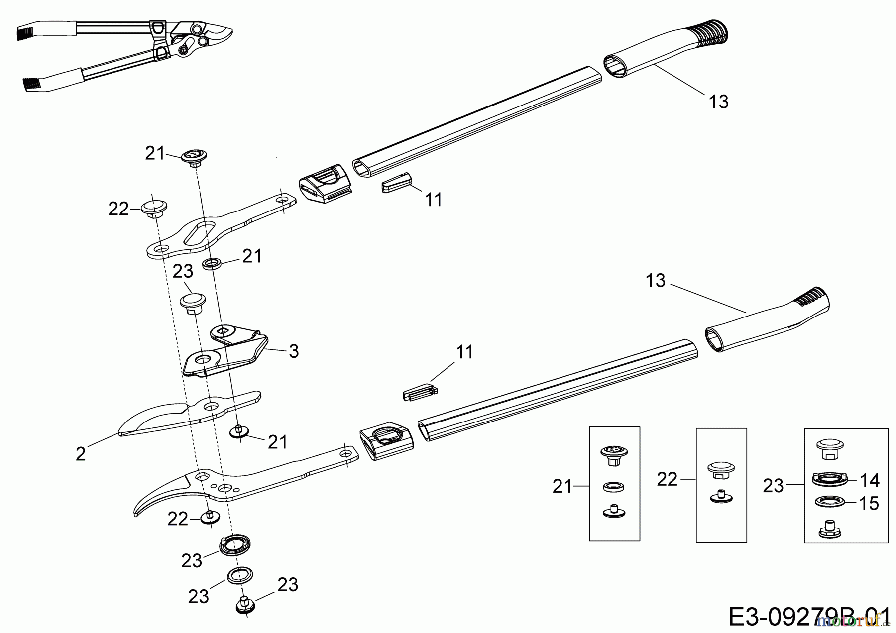  Wolf-Garten Loppers Power Cut RR 650 73BGA004650  (2019) Basic machine