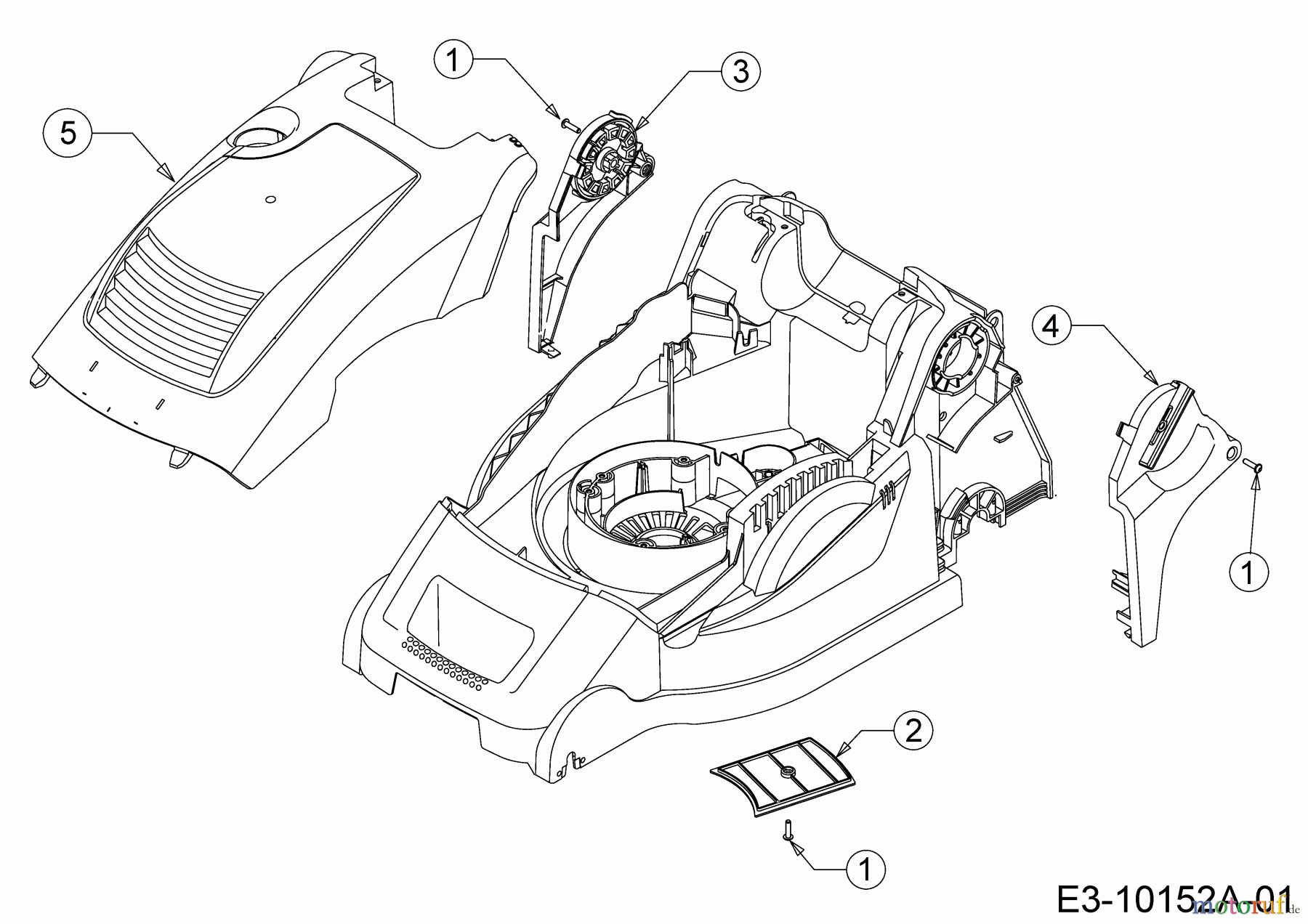  Wolf-Garten Electric mower Expert 40 E 18CWH1K-C50  (2015) Covers