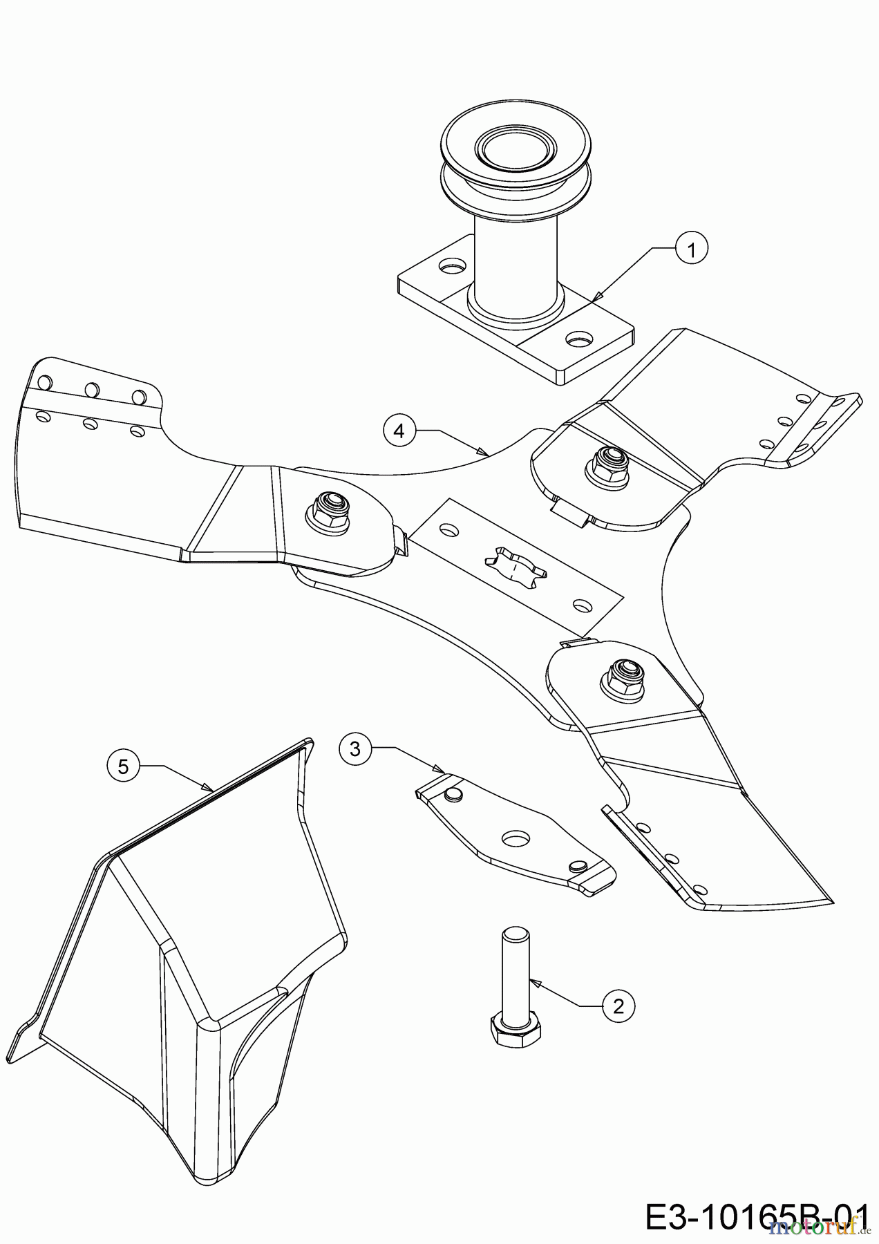  Wolf-Garten Petrol mower self propelled A 420 AVHW 12AQLV5B650 (2020) Blade, Blade adapter, Mulch plug