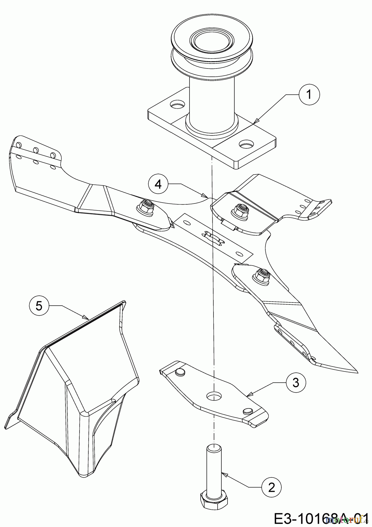  Wolf-Garten Petrol mower self propelled A 460 ASPHW 12AWTV5E650 (2020) Blade, Blade adapter, Mulch plug