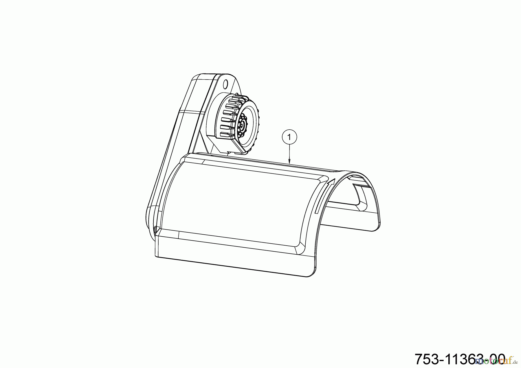  Wolf-Garten  e-multi-star® System Brush System - BR 16 eM 72AMSD-1650 (2023) ADAPTER BRUSH