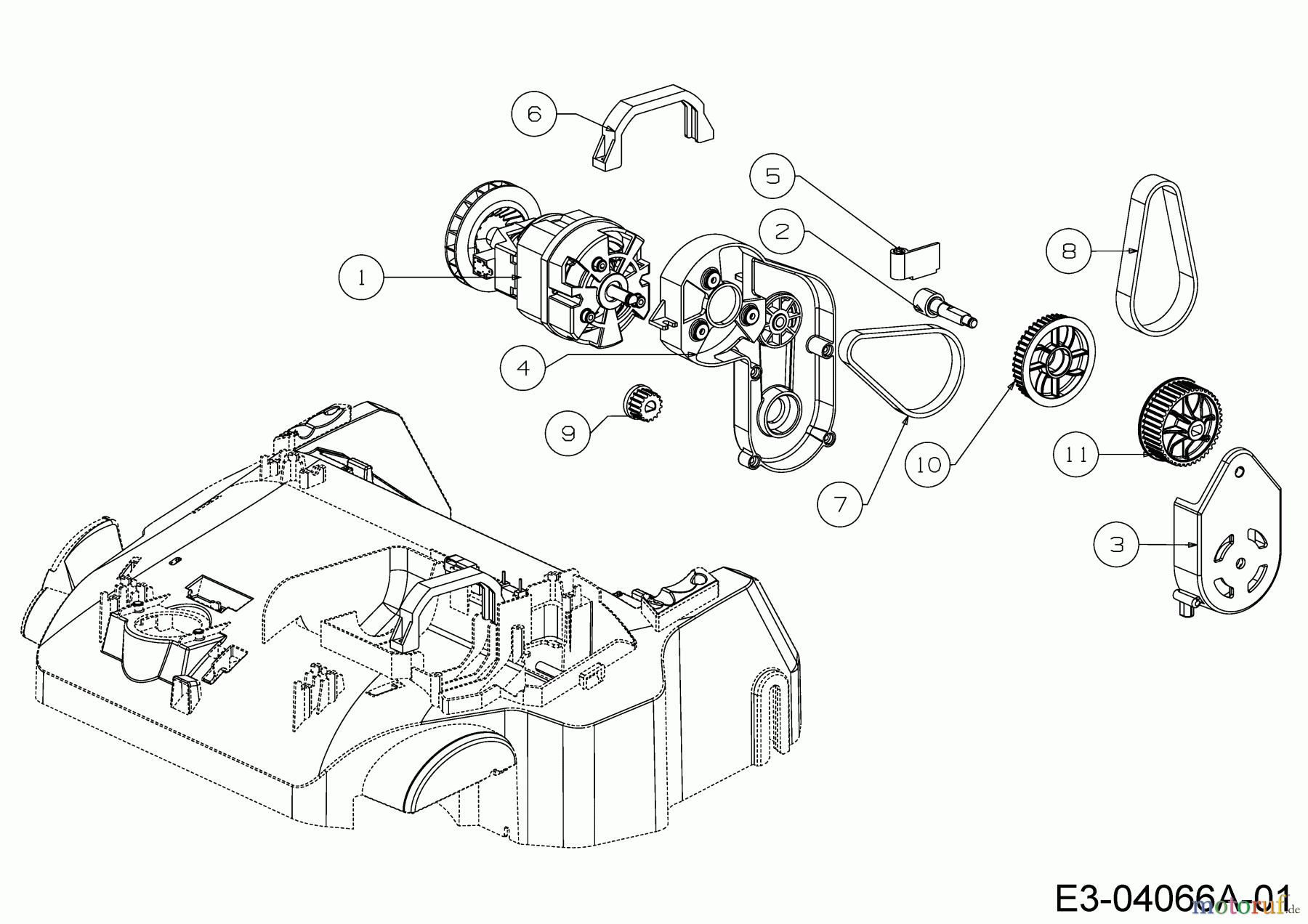  Wolf-Garten Electric verticutter VA 378 E 16BFFHPAC50 (2022) Drive