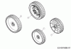 Wolf-Garten A 4600 A 12C-TOSC650 (2021) Spareparts Wheels