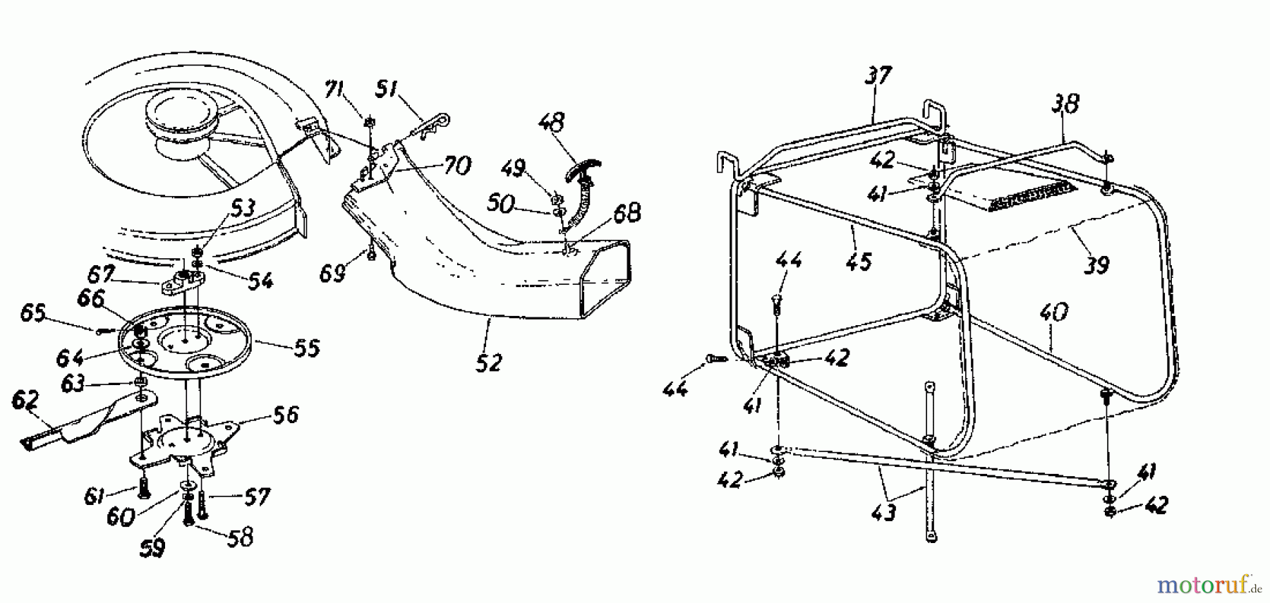  MTD Accessories Accessories garden and lawn tractors Grass catcher for 30