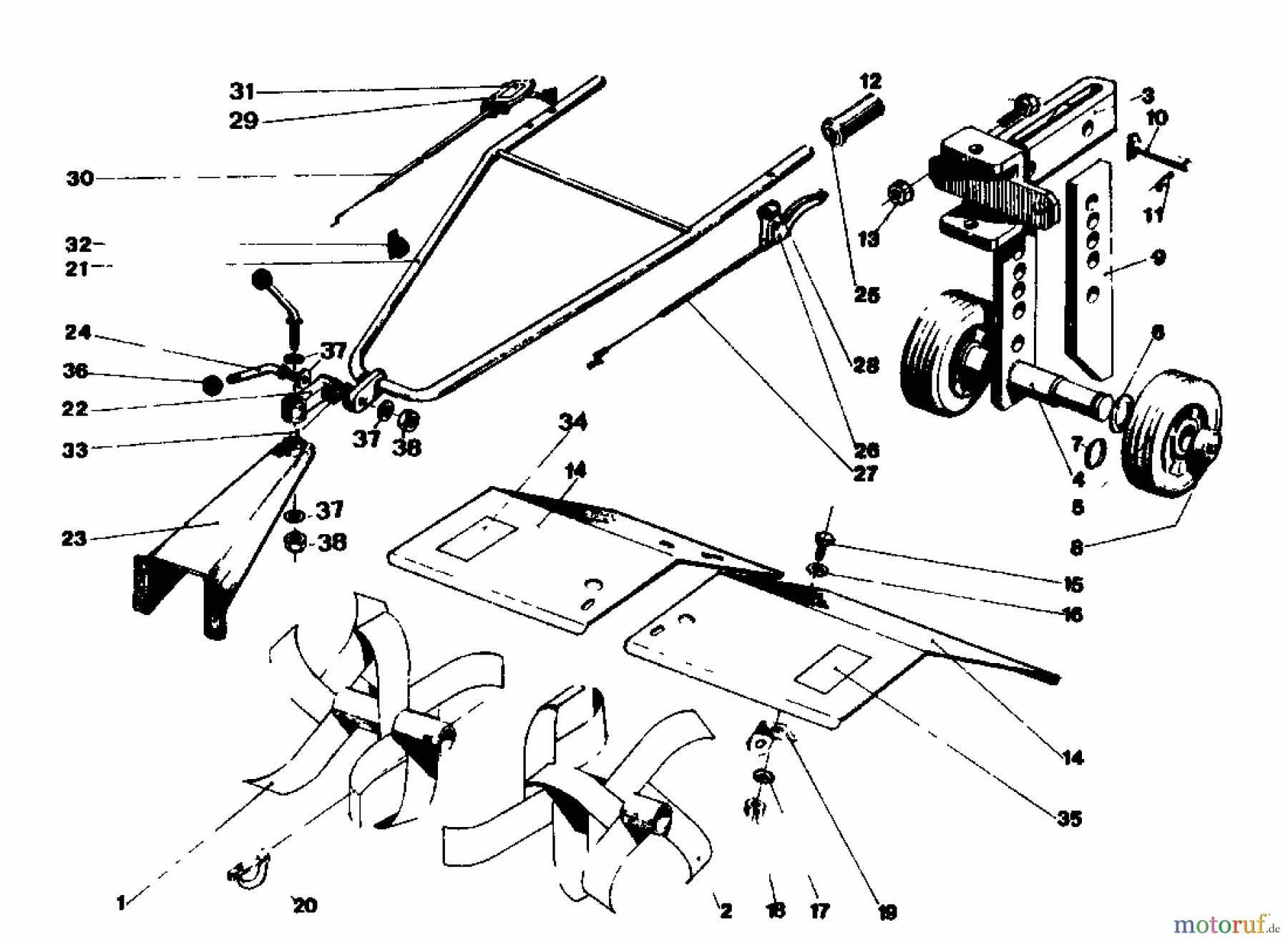  Gutbrod Tillers MB 60-30 07511.07  (1985) Basic machine