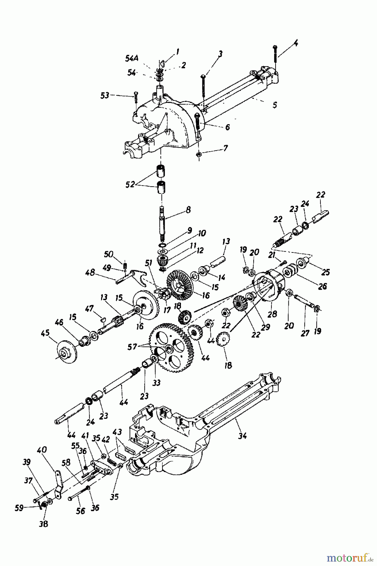  MTD Lawn tractors 11/81 137-3320  (1987) Gearbox