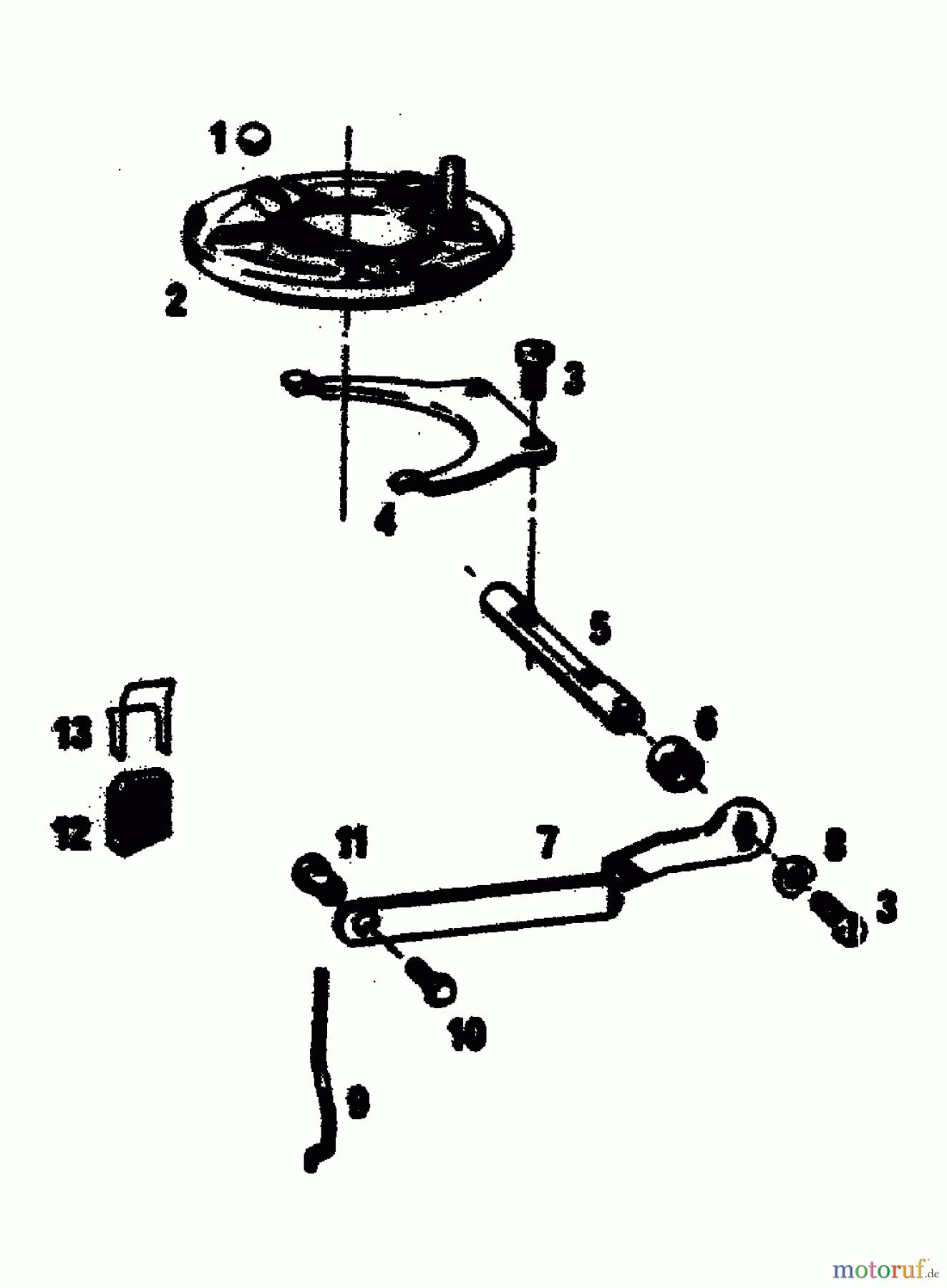  Gutbrod Petrol mower self propelled SB 51 R 02608.04  (1989) Governor