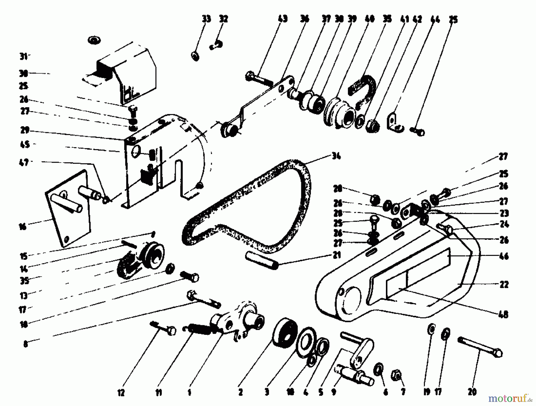  Golf Tillers 162 MS 4 07514.04  (1991) Drive system