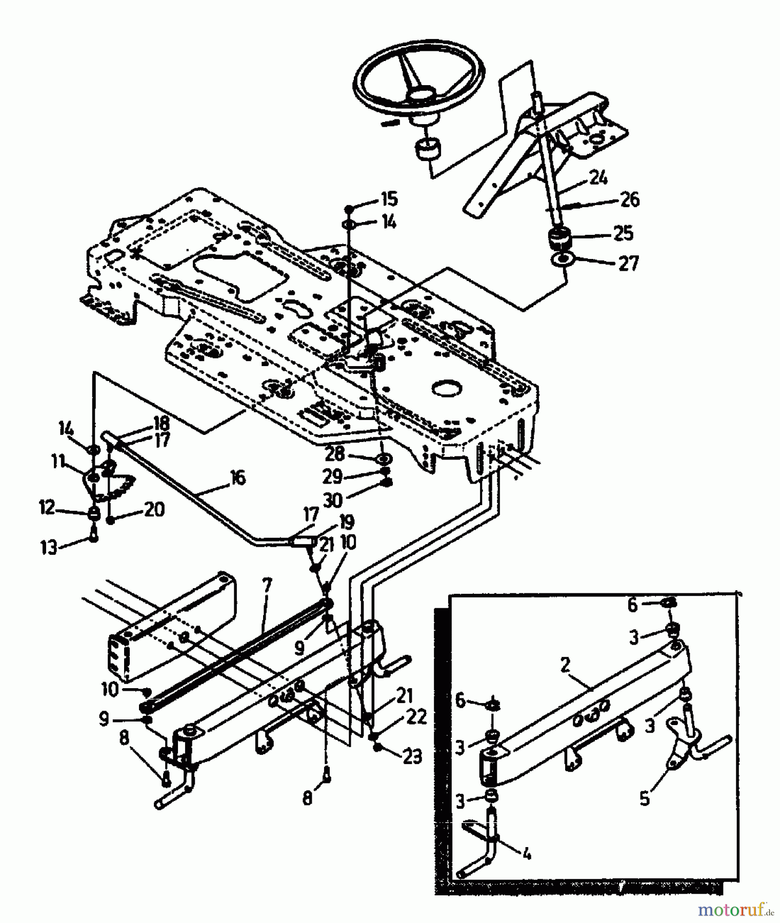  Gutbrod Lawn tractors RSB 100-12 04015.02  (1992) Front axle