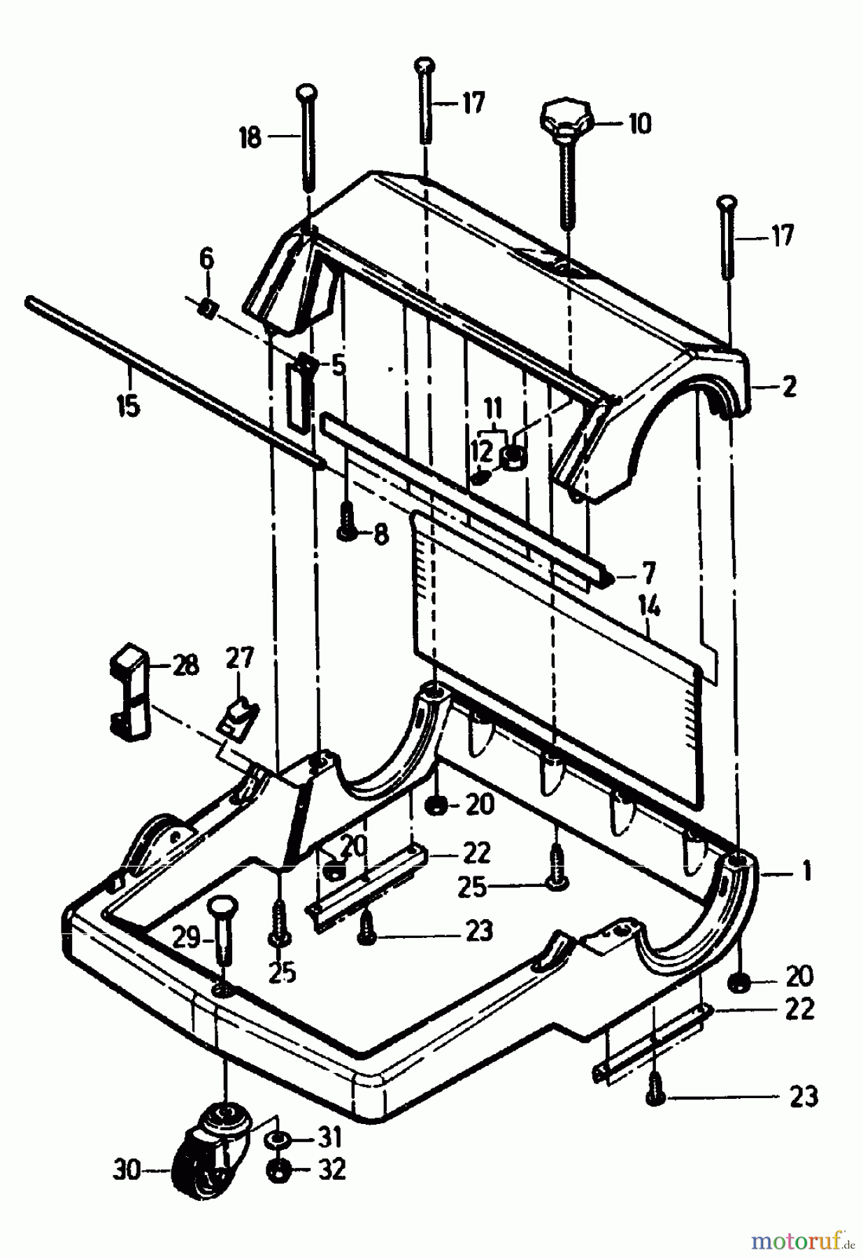  Gutbrod Push sweepers B 77 02067.03  (1992) Dirt container