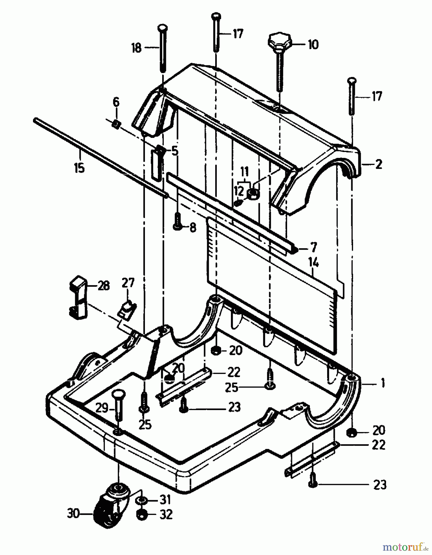  Gutbrod Push sweepers B 77 02067.03  (1993) Dirt container