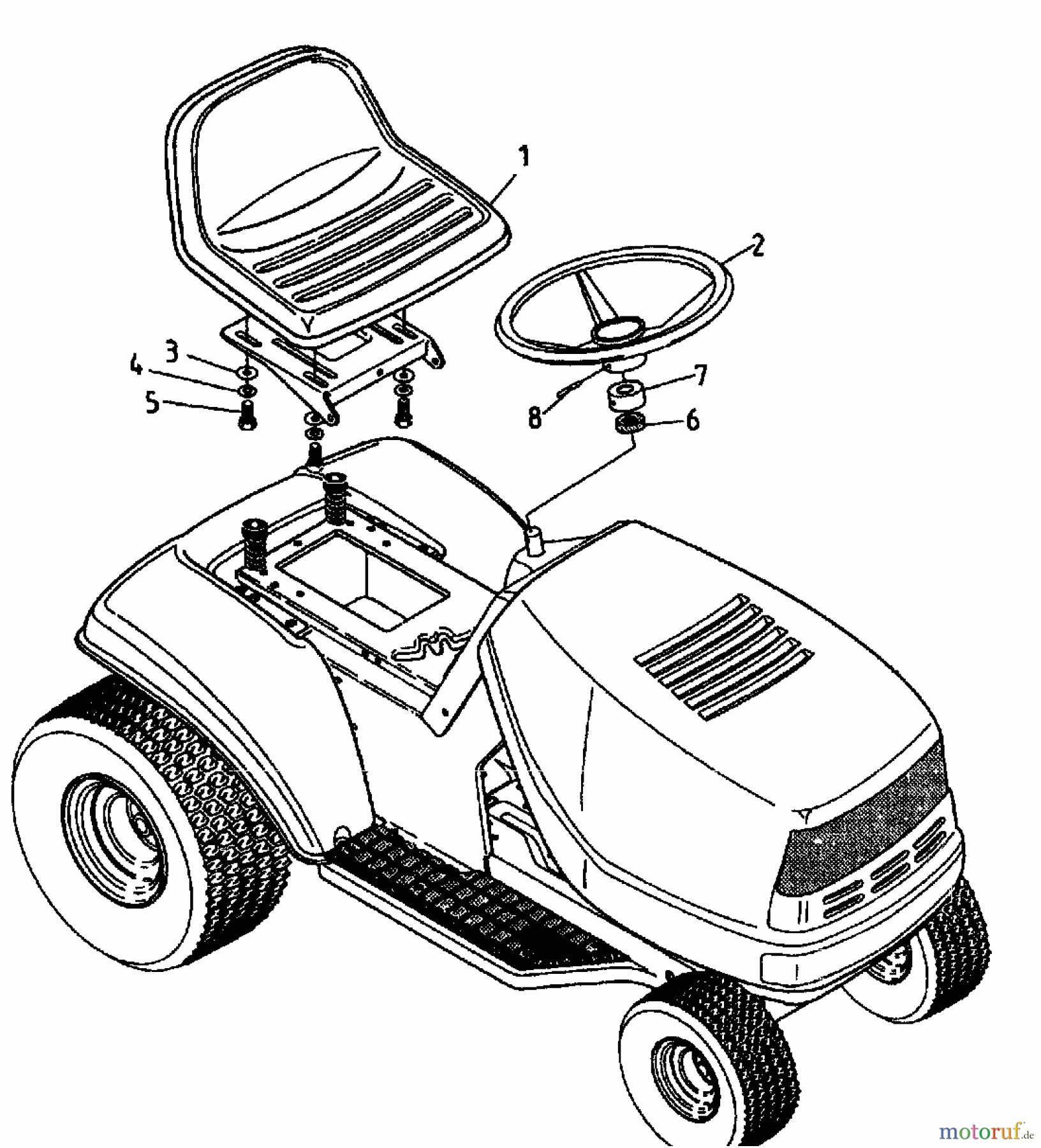  Gutbrod Lawn tractors RSB 80-12 00097.07  (1994) Seat