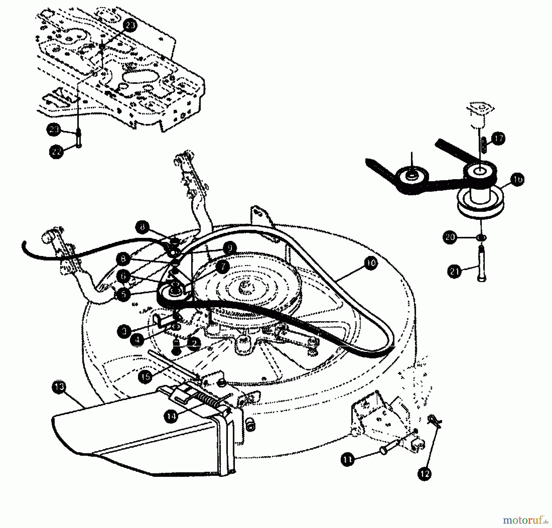  Gutbrod Lawn tractors RSB 80-12 00097.07  (1994) Cutting drive