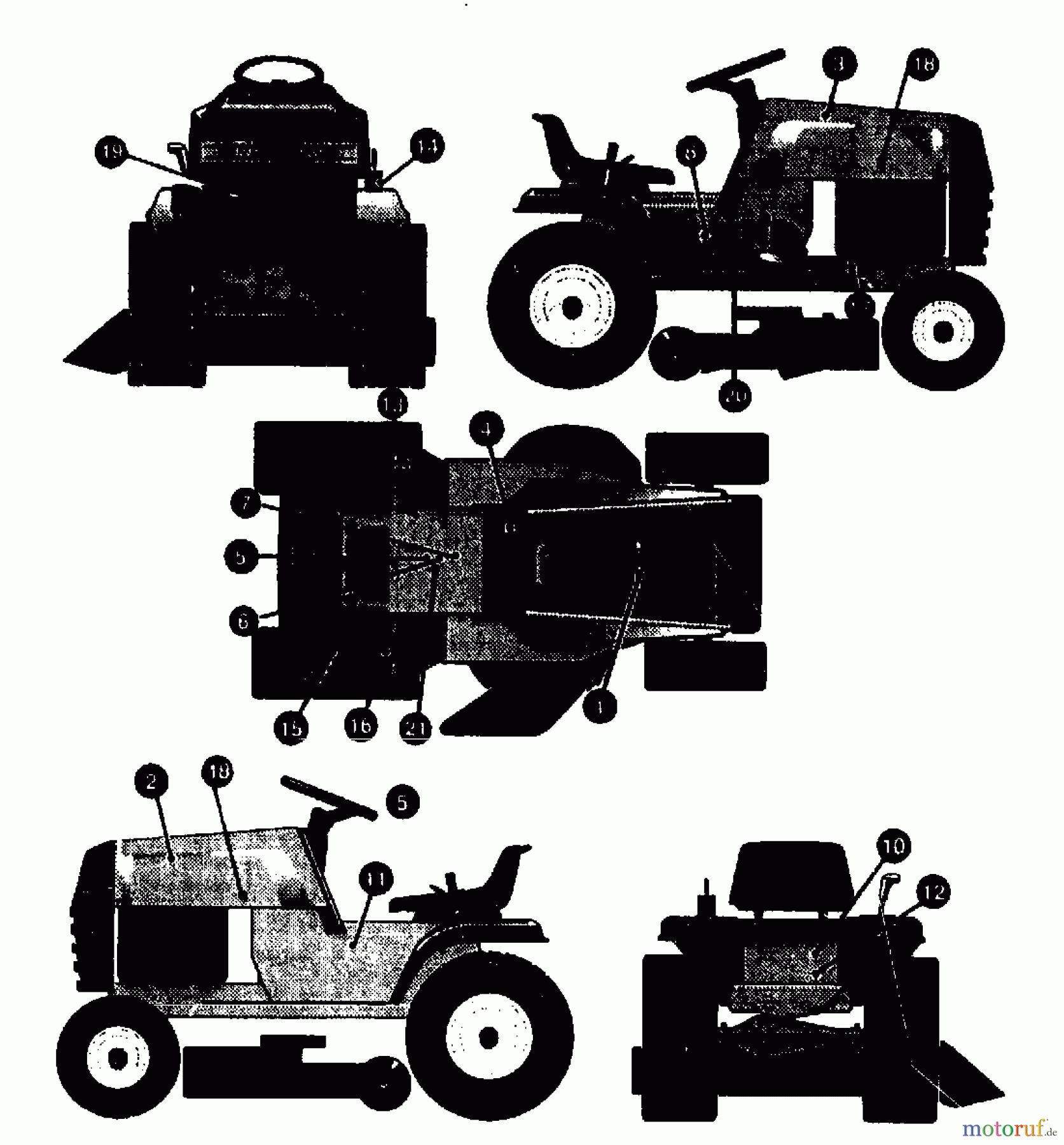  Gutbrod Lawn tractors RSB 80-10 04015.09  (1994) Decal