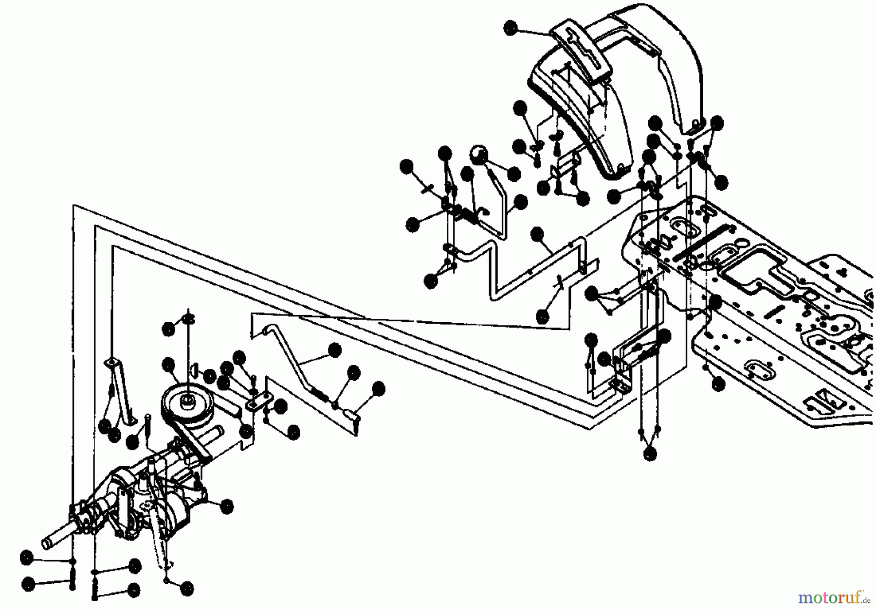  Gutbrod Lawn tractors RSB 80-10 04015.09  (1994) Gearbox