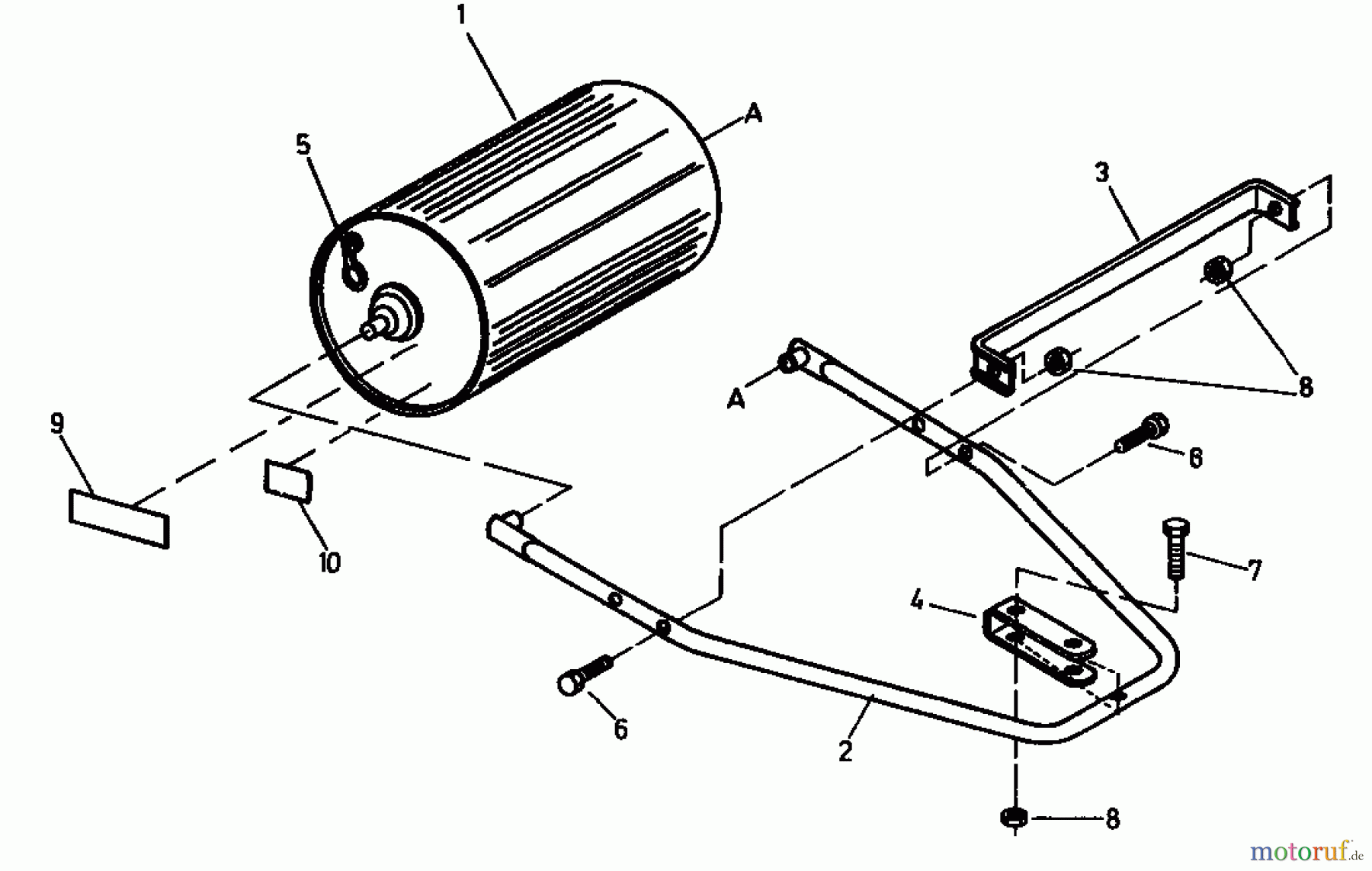  MTD Accessories Accessories garden and lawn tractors Roller RW 65 04012.06  (1994) Basic machine