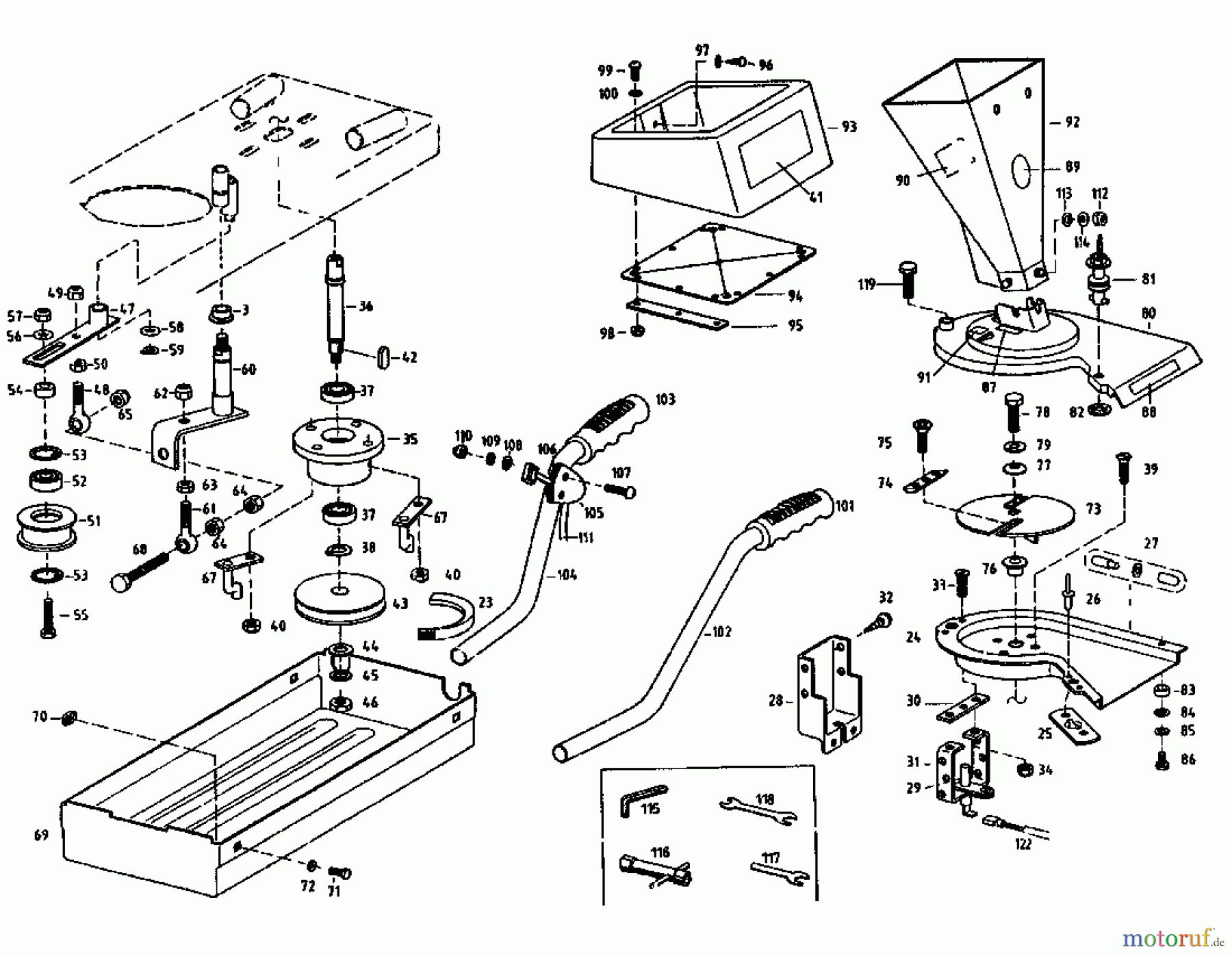 Gutbrod Chipper GAB 35 04003.03  (1994) Basic machine