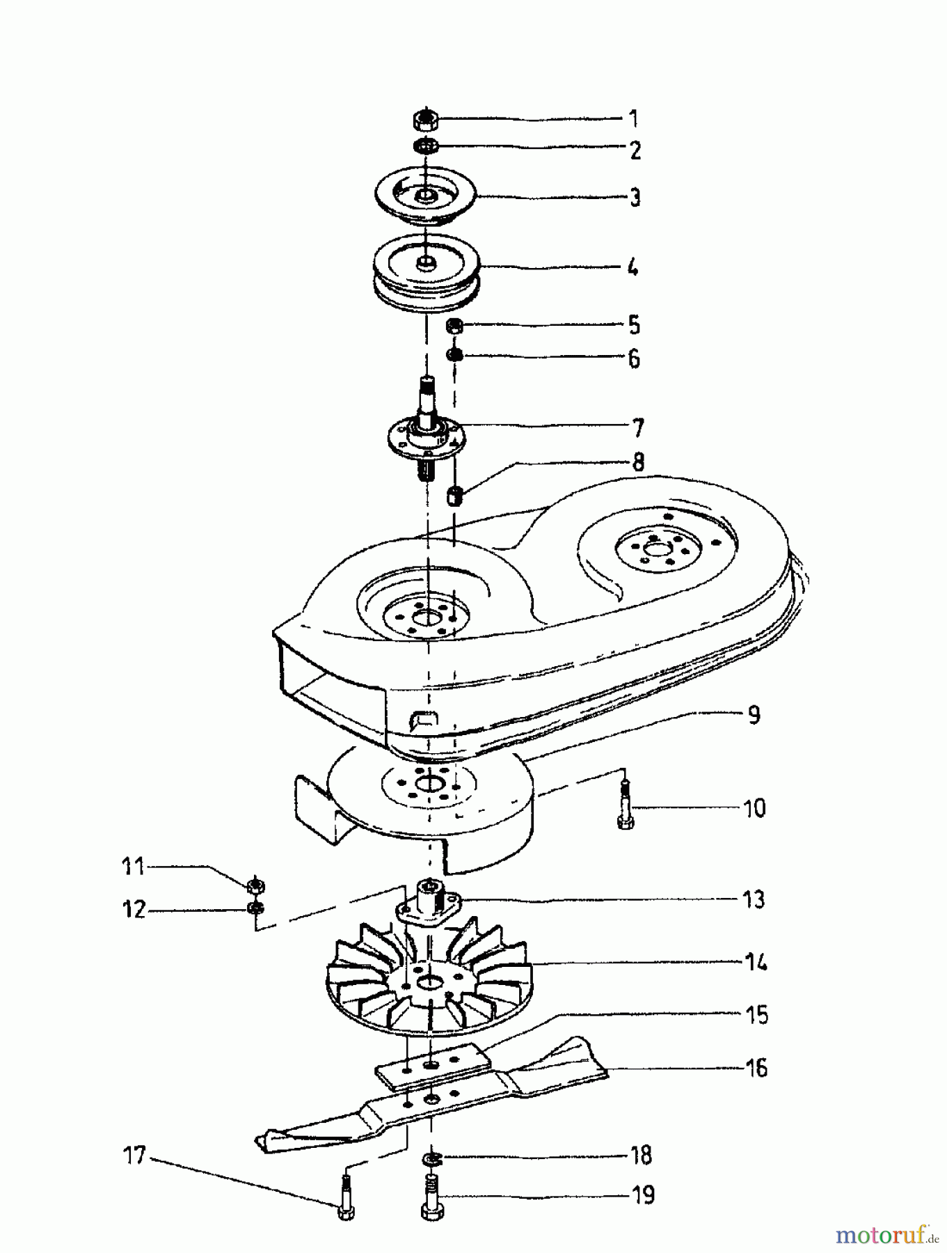  MTD Accessories Accessories garden and lawn tractors Blower device GAL 800 04202.03  (1996) Blower device