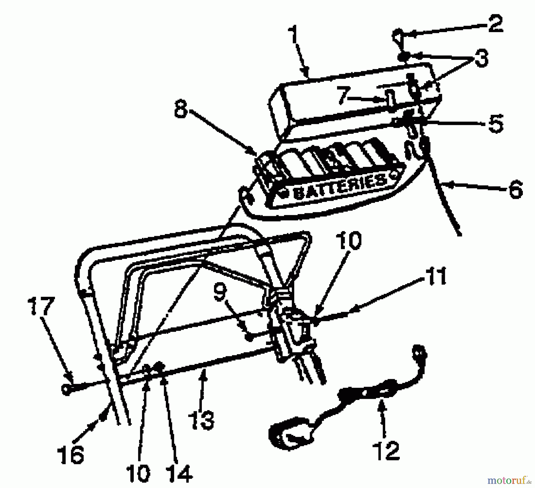  MTD Petrol mower self propelled GES 53 I 12A-365C678  (1997) Electric parts