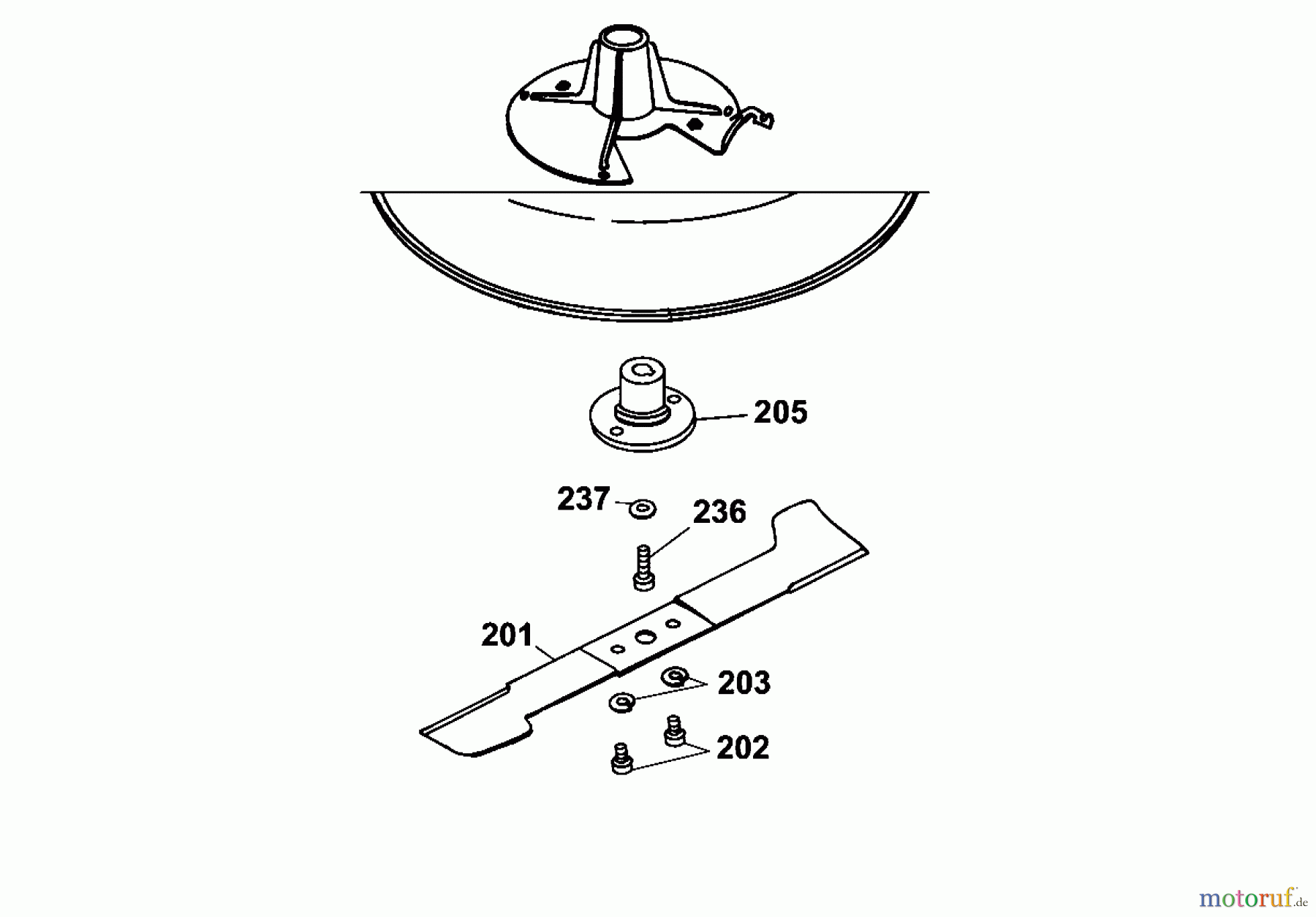  Wolf-Garten Scooter Scooter SV 4 6155000 Series C  (2003) Blade, Blade adapter