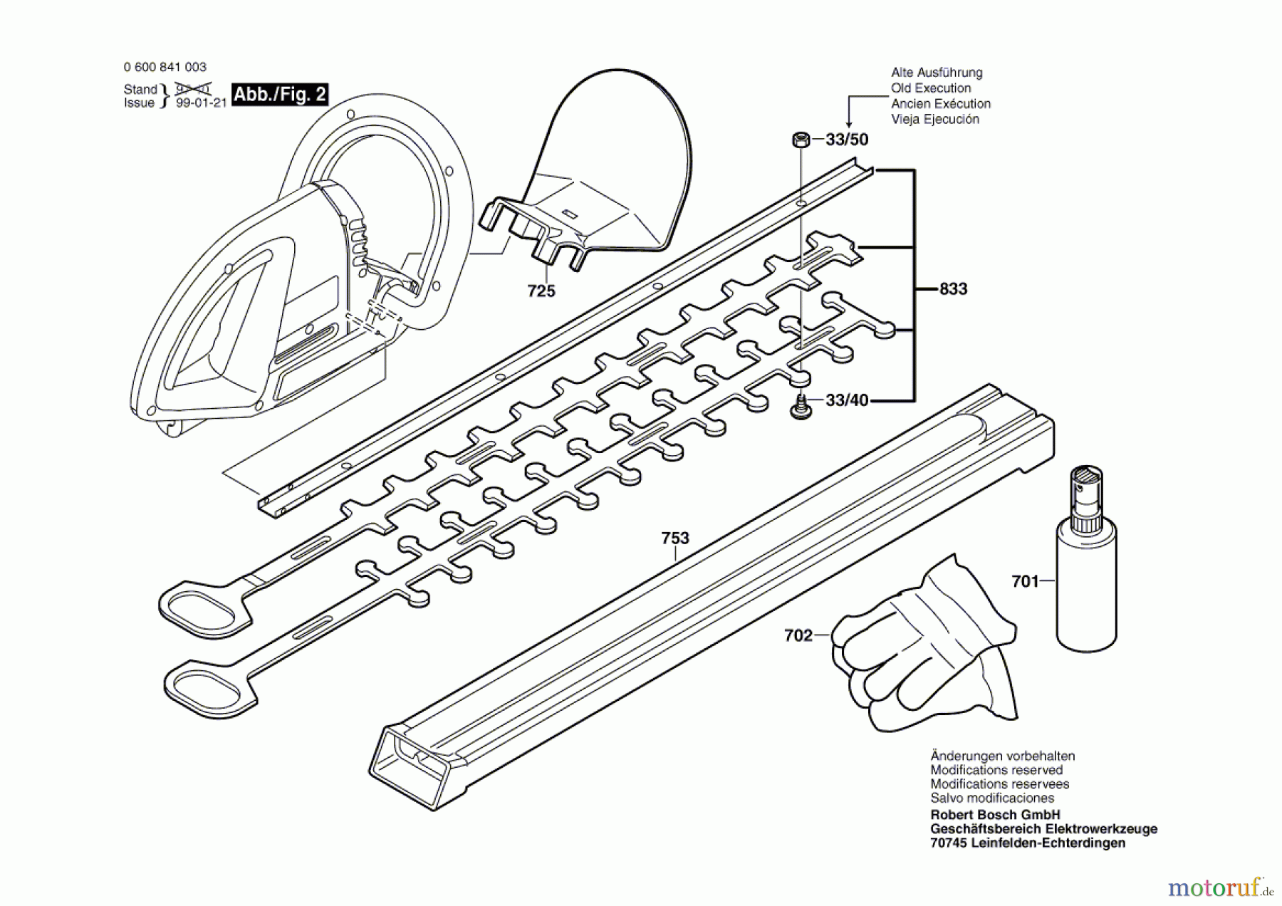  Bosch Gartengeräte Heckenschere AHS 40 Seite 2