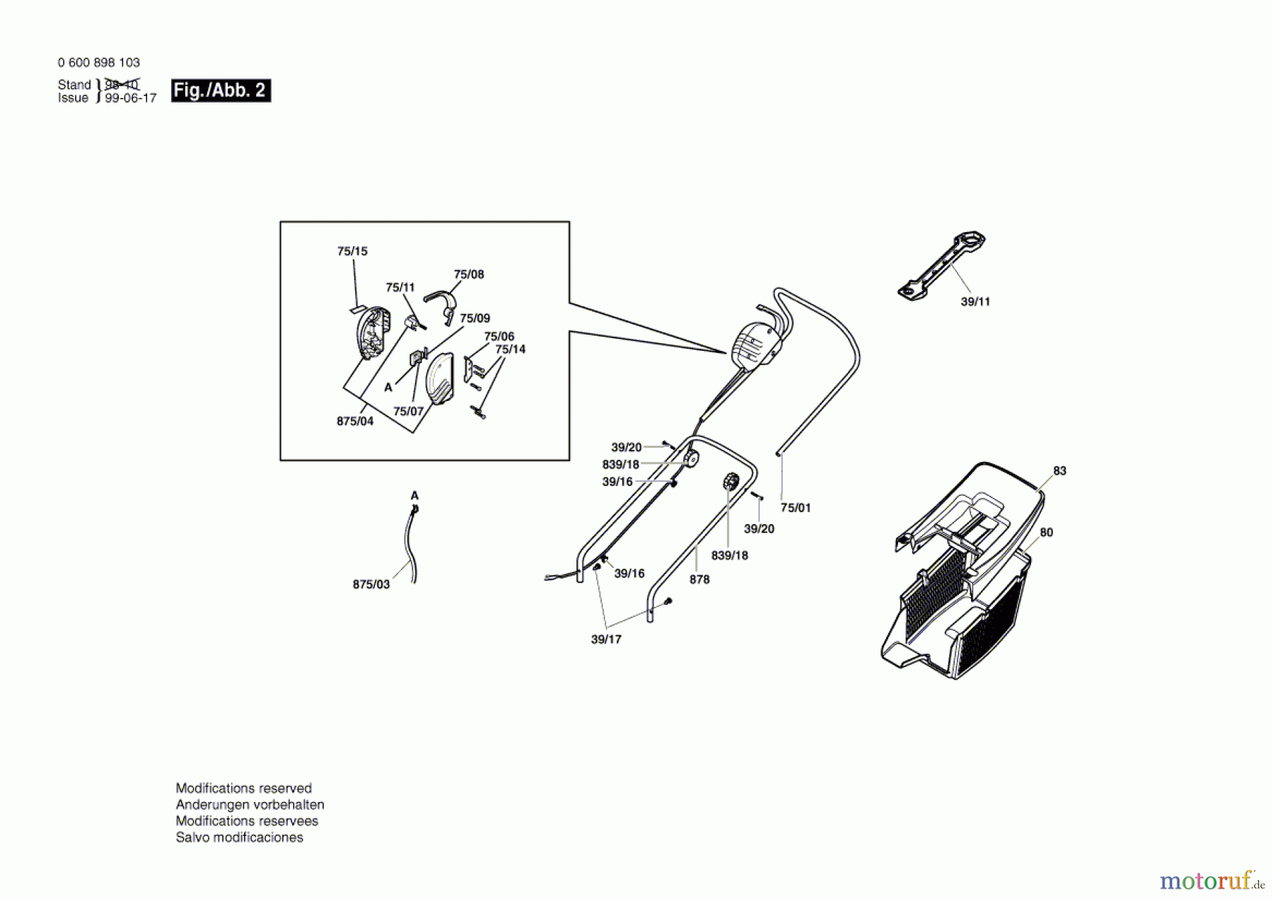  Bosch Gartengeräte Rasenmäher ARM 32-12 ACCU Seite 2