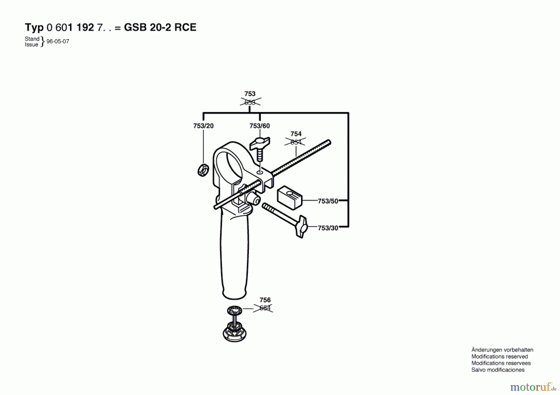  Bosch Werkzeug Schlagbohrmaschine GSB 20-2 RCE Seite 2