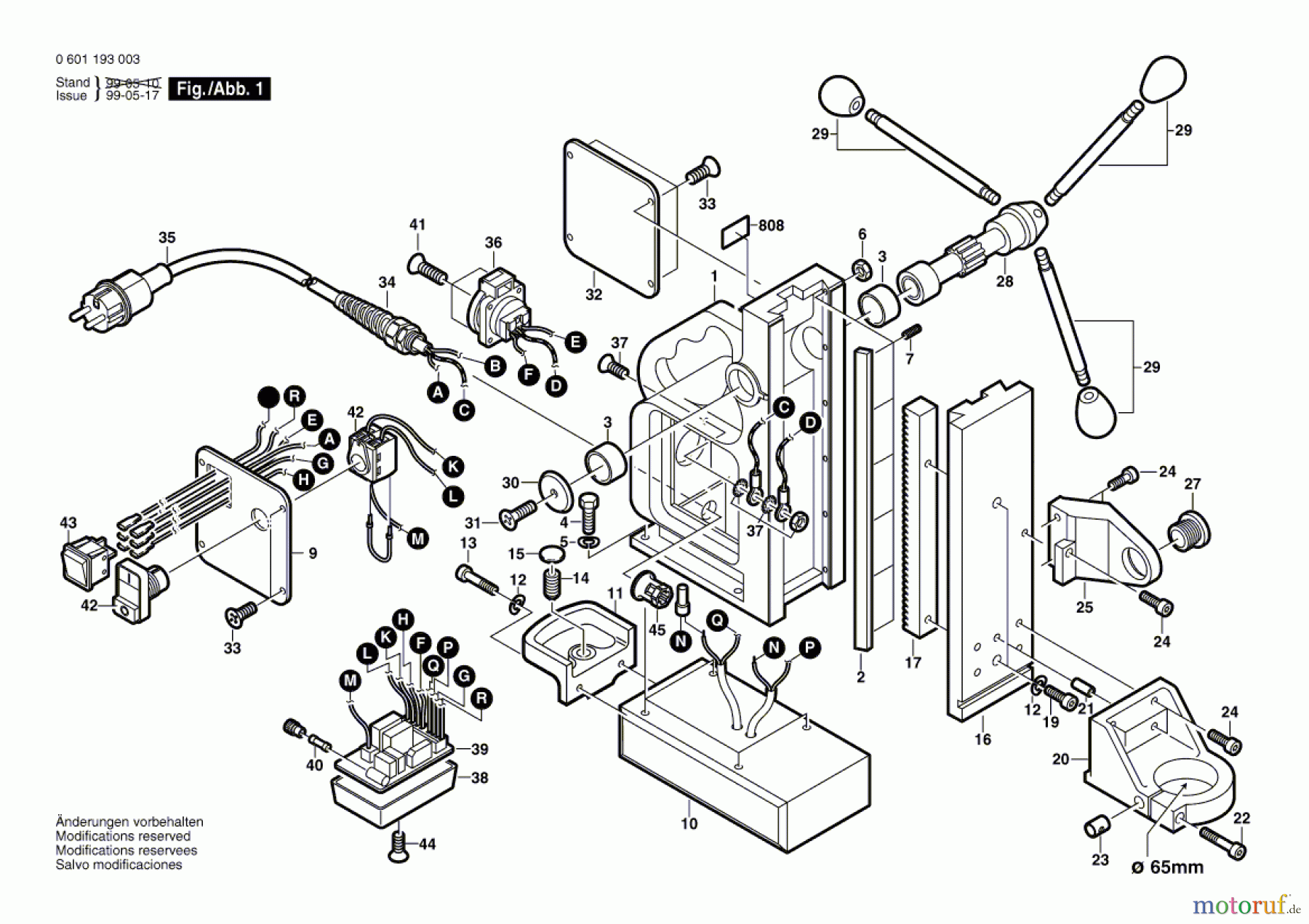  Bosch Werkzeug Bohrständer GMB 32 Seite 1