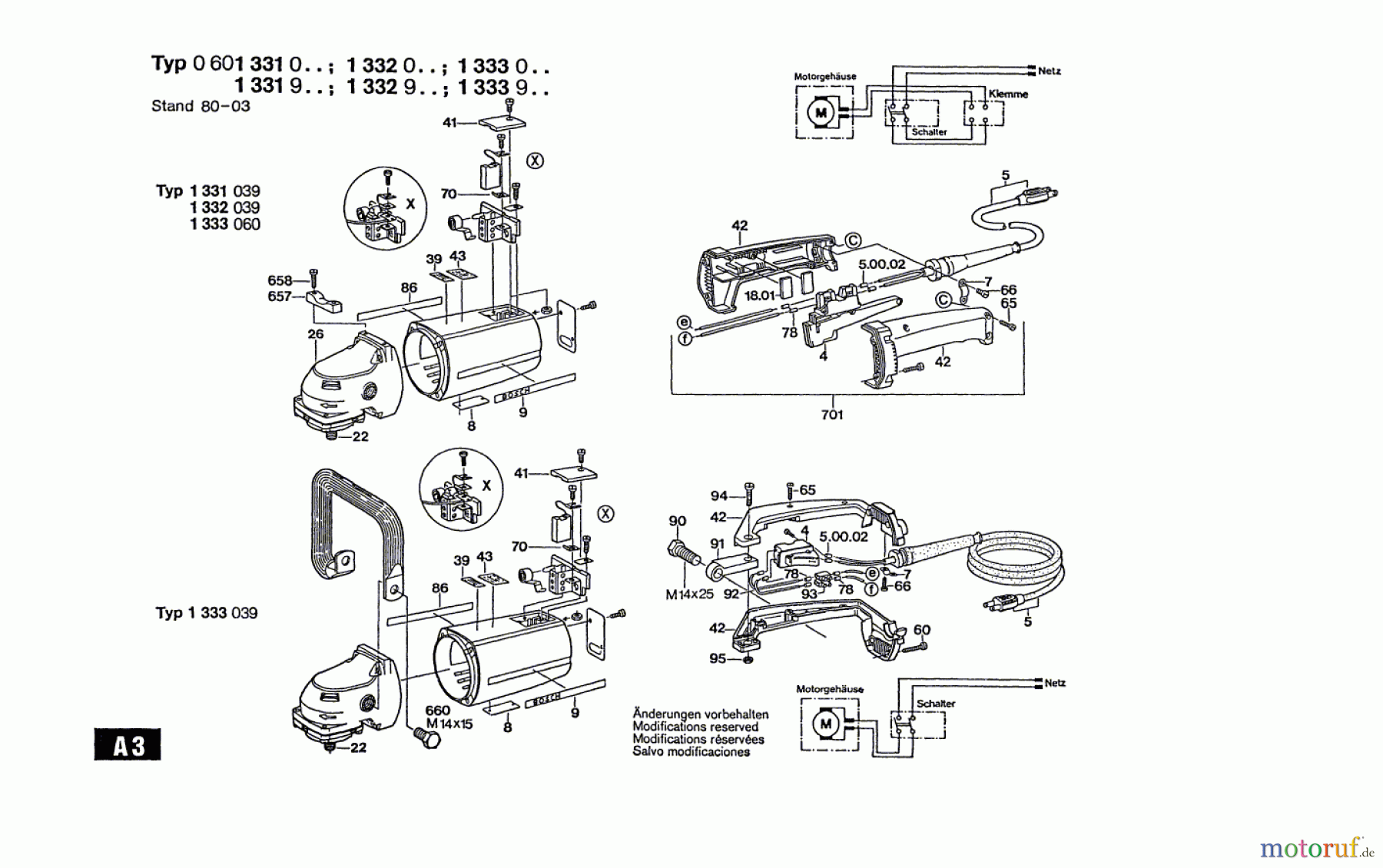  Bosch Werkzeug Winkelschleifer ---- Seite 2