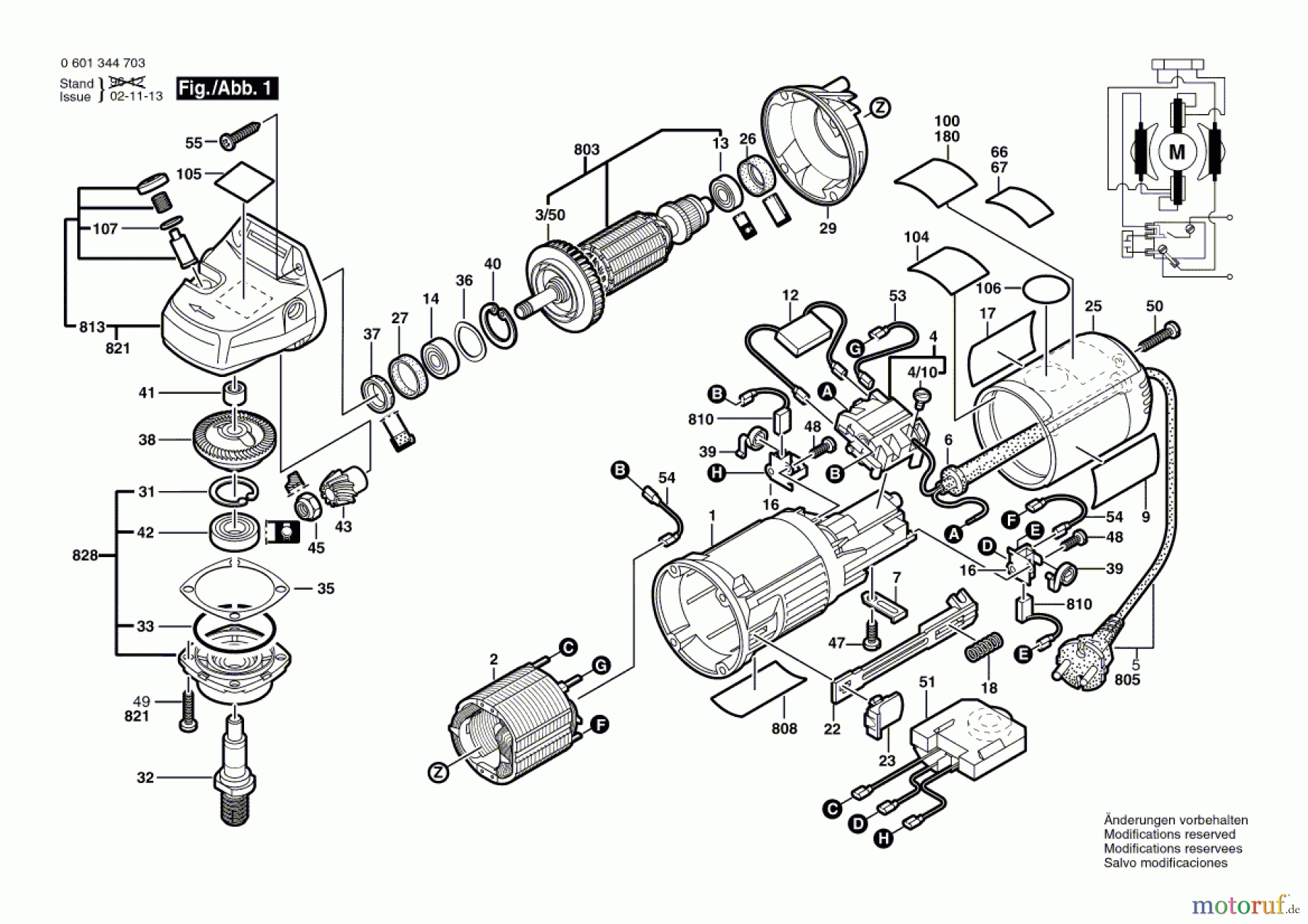  Bosch Werkzeug Winkelschleifer GWS 9-125 CE Seite 1