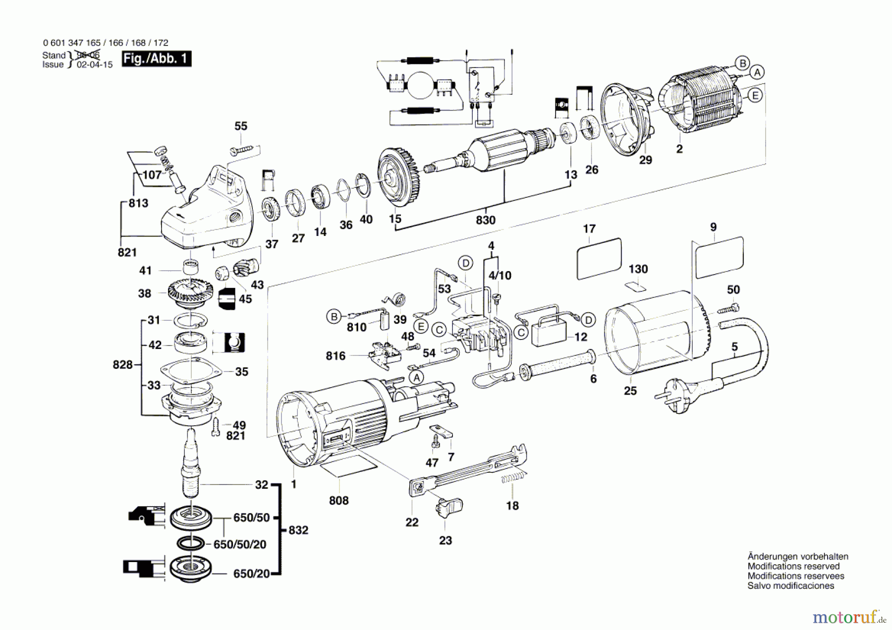  Bosch Werkzeug Winkelschleifer WS 115 S Seite 1