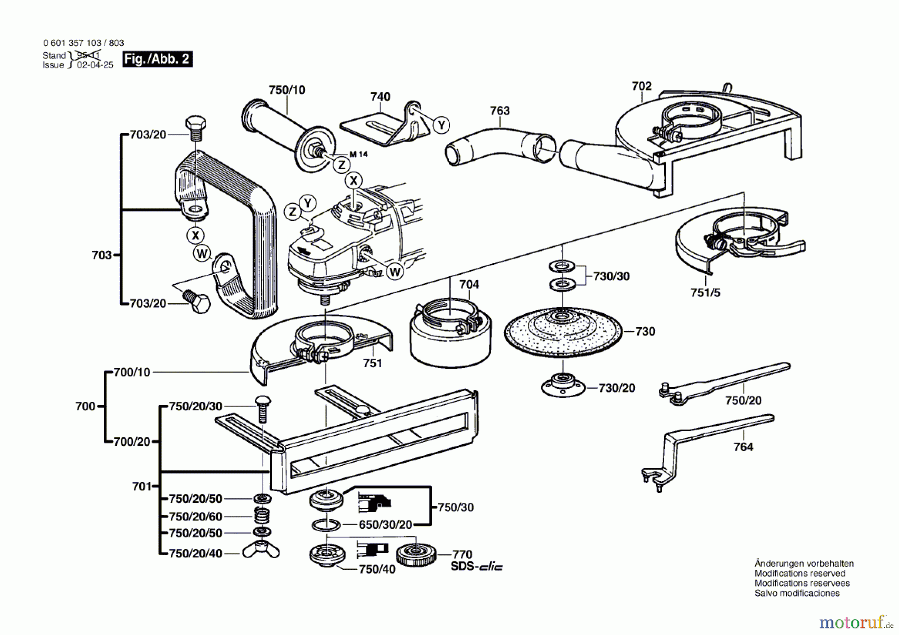  Bosch Werkzeug Winkelschleifer GWS 21-230 Seite 2