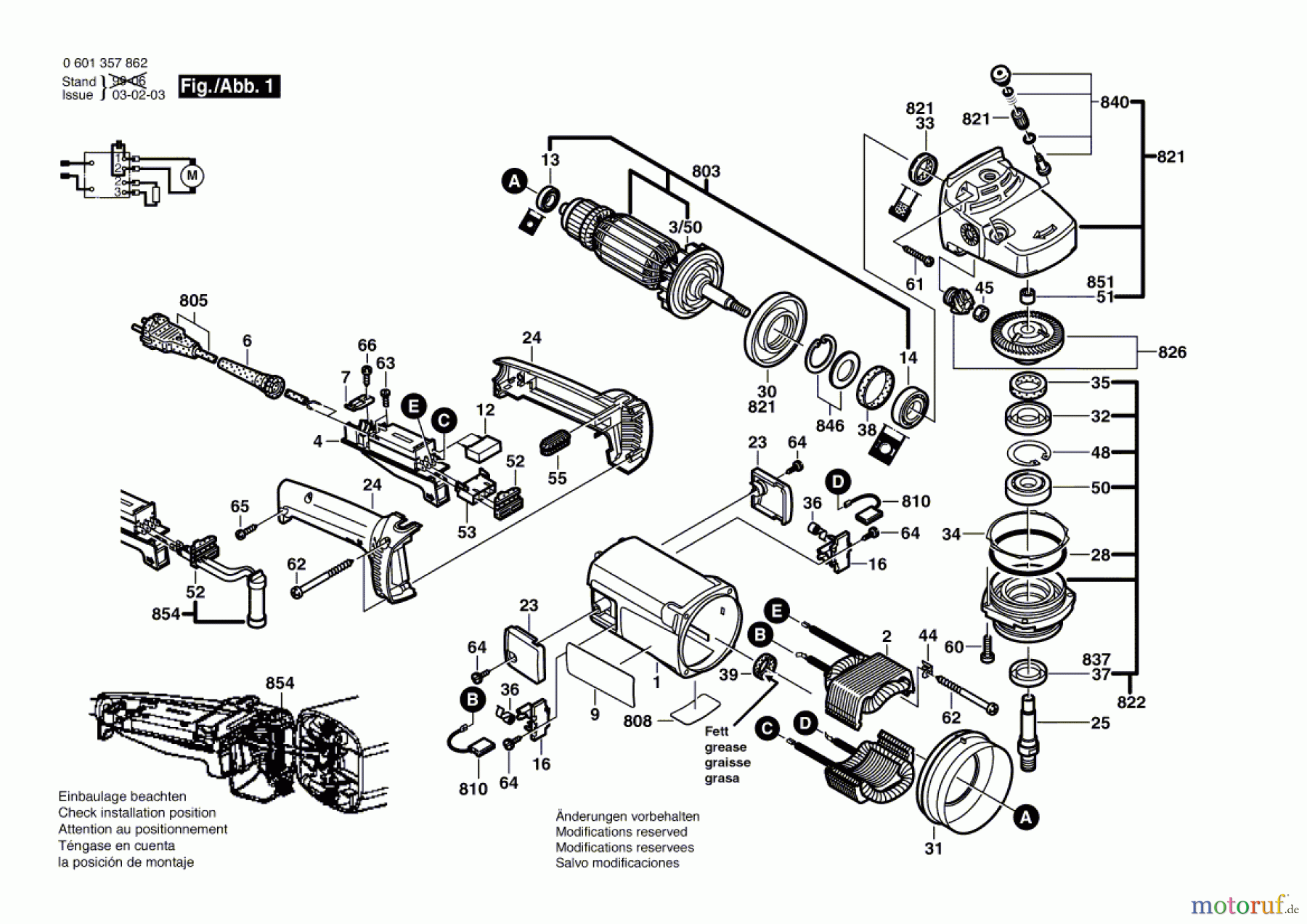  Bosch Werkzeug Winkelschleifer GWS 21-230 Seite 1