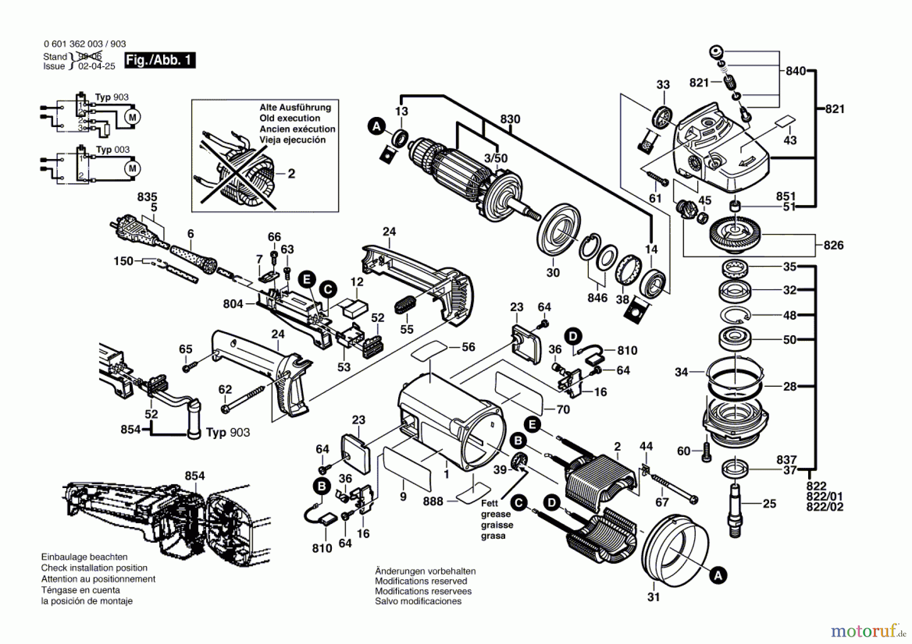  Bosch Werkzeug Winkelschleifer GWS 23-230 Seite 1