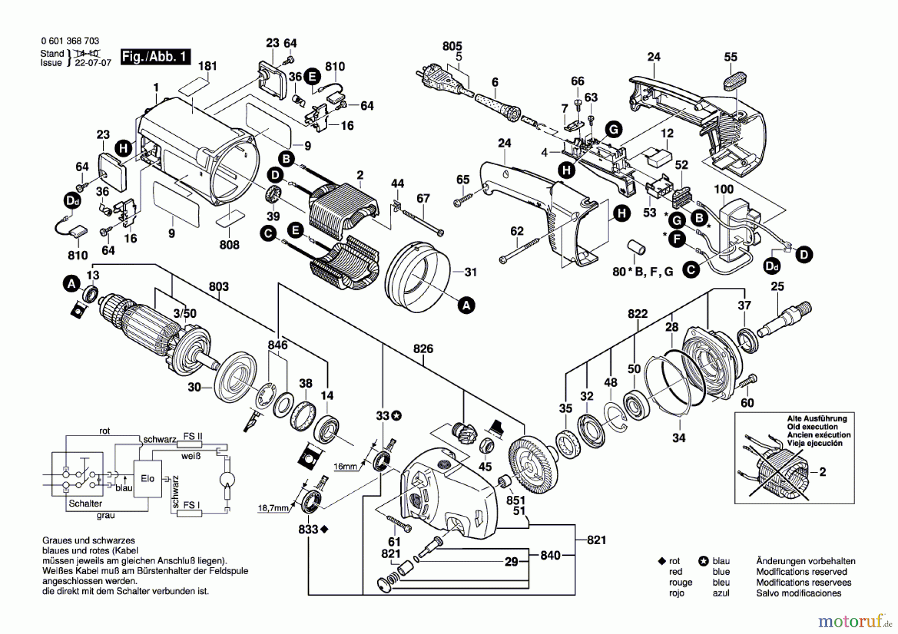  Bosch Werkzeug Mauernutfräse GNF 65 A Seite 1