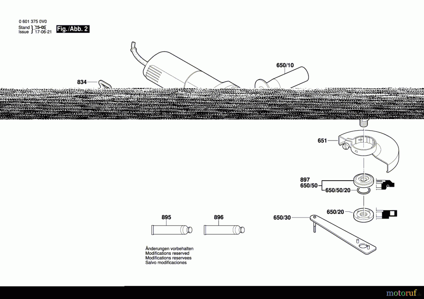  Bosch Werkzeug Winkelschleifer GWS 6-115 Seite 2