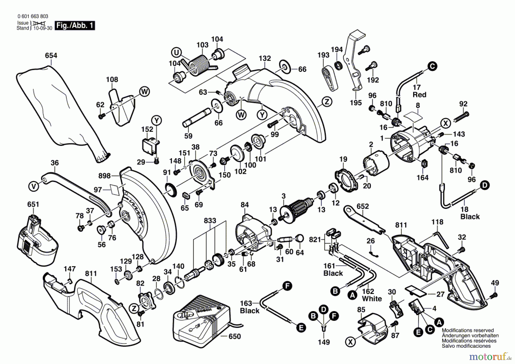  Bosch Werkzeug Kapp-/Gehrungssäge GKG 24 V Seite 1
