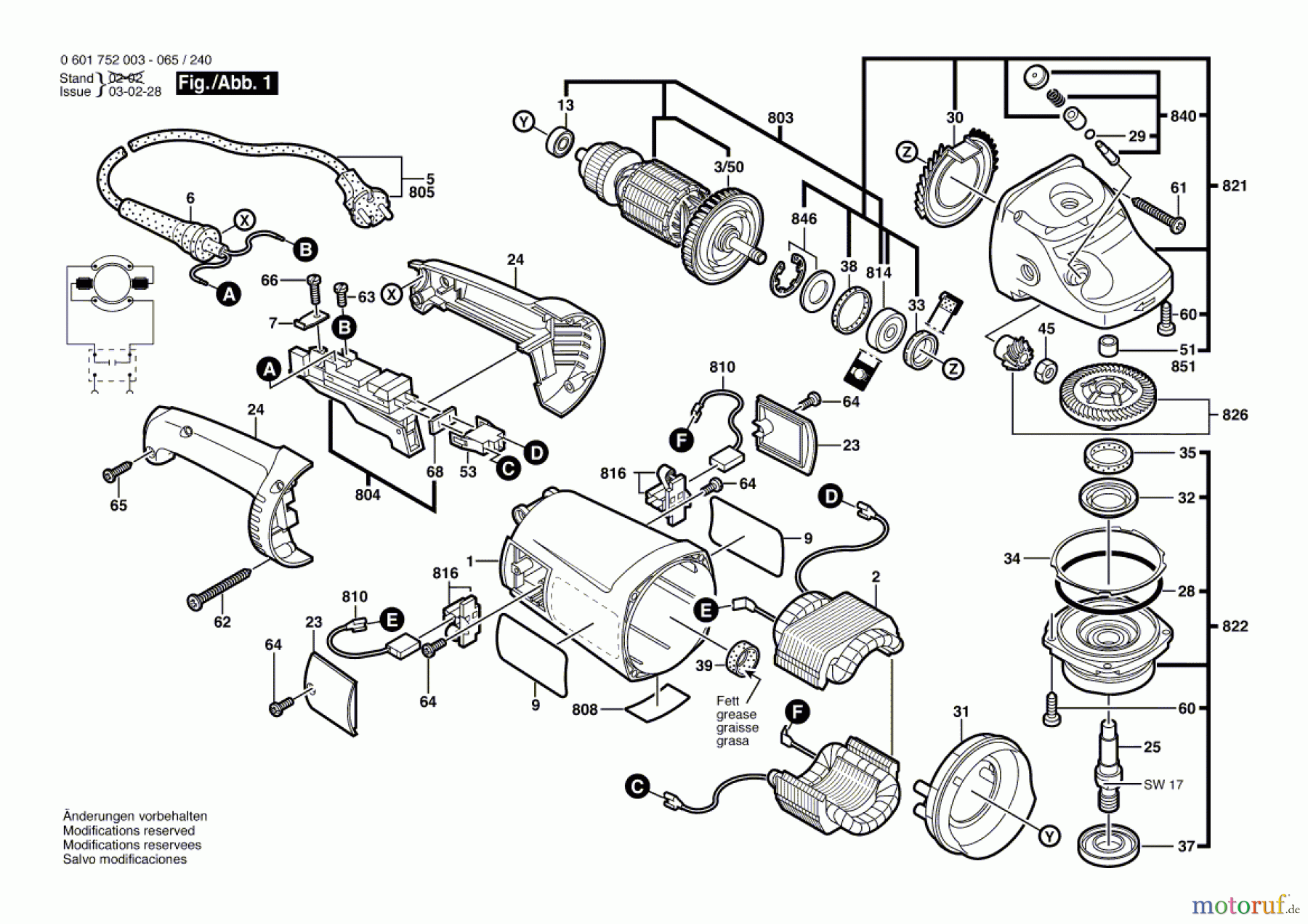  Bosch Werkzeug Winkelschleifer GWS 20-230 Seite 1