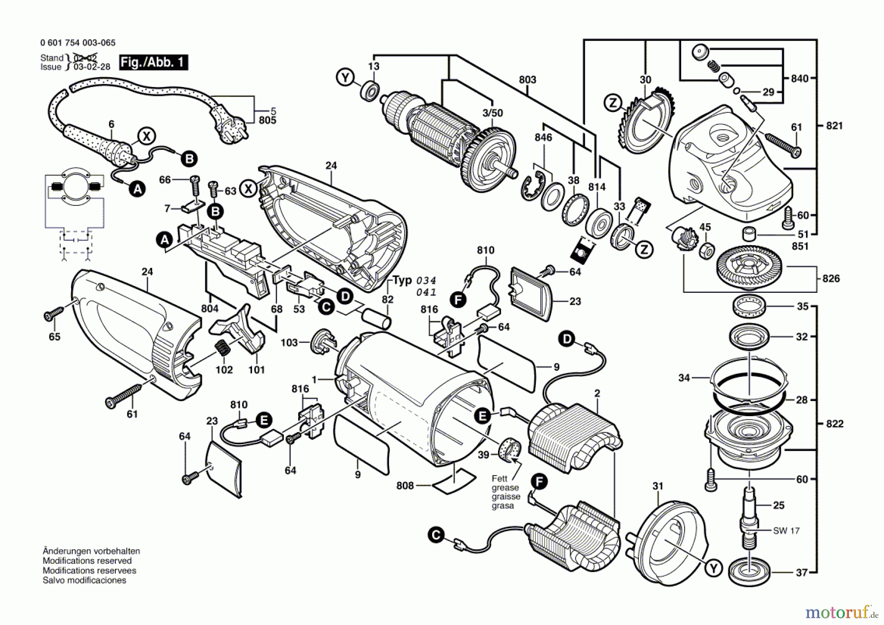  Bosch Werkzeug Winkelschleifer GWS 23-230 Seite 1