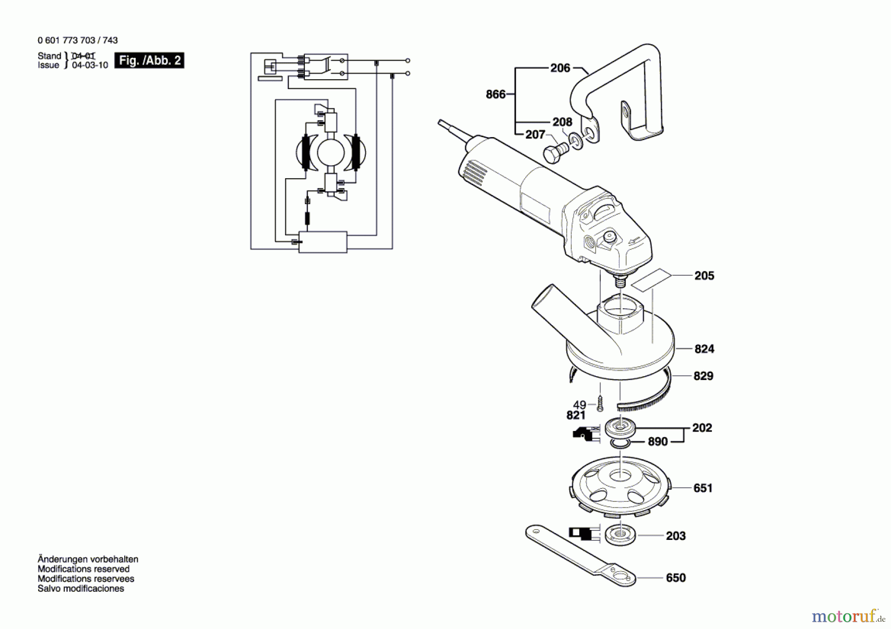  Bosch Werkzeug Betonschleifer GBR 14 CA Seite 2