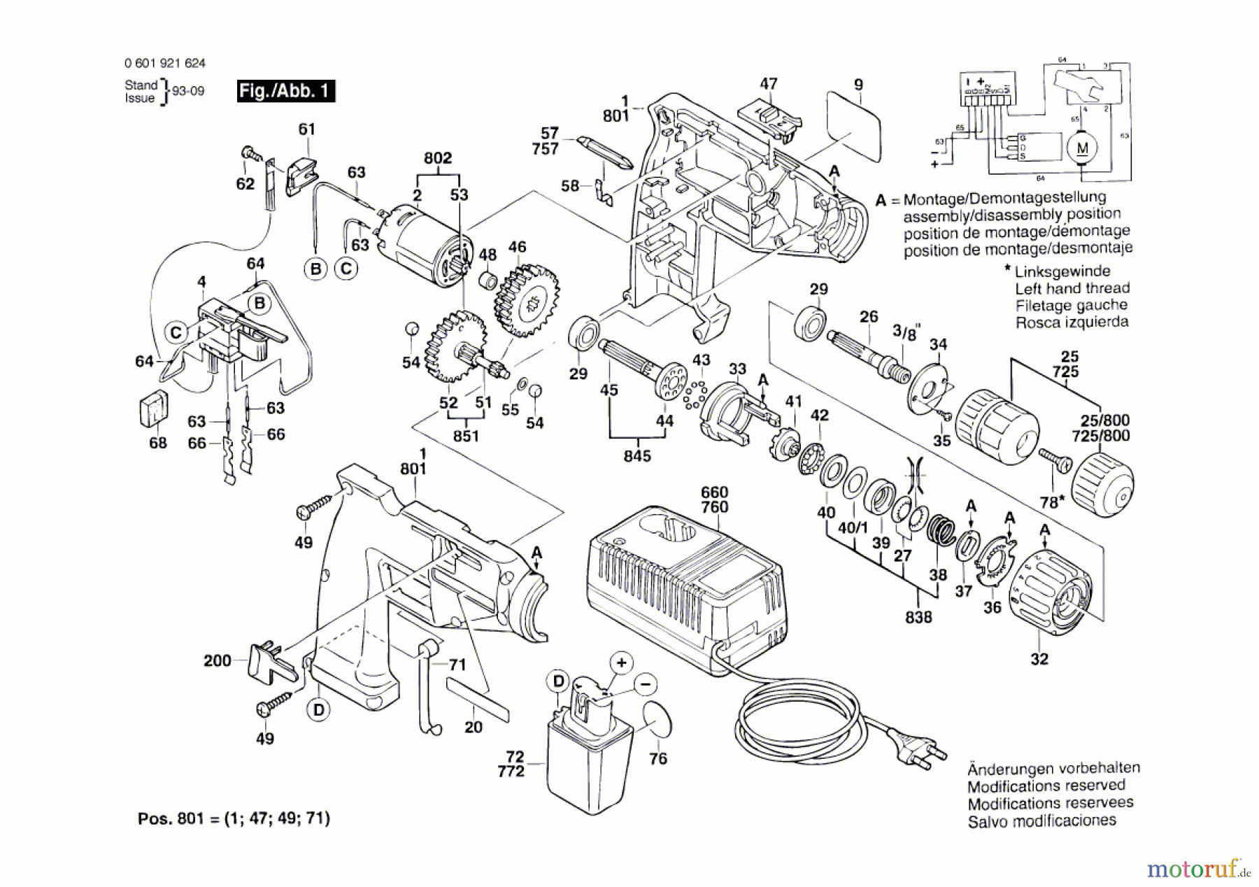  Bosch Akku Werkzeug Gw-Akku-Schrauber ABS 7,2 V Seite 1