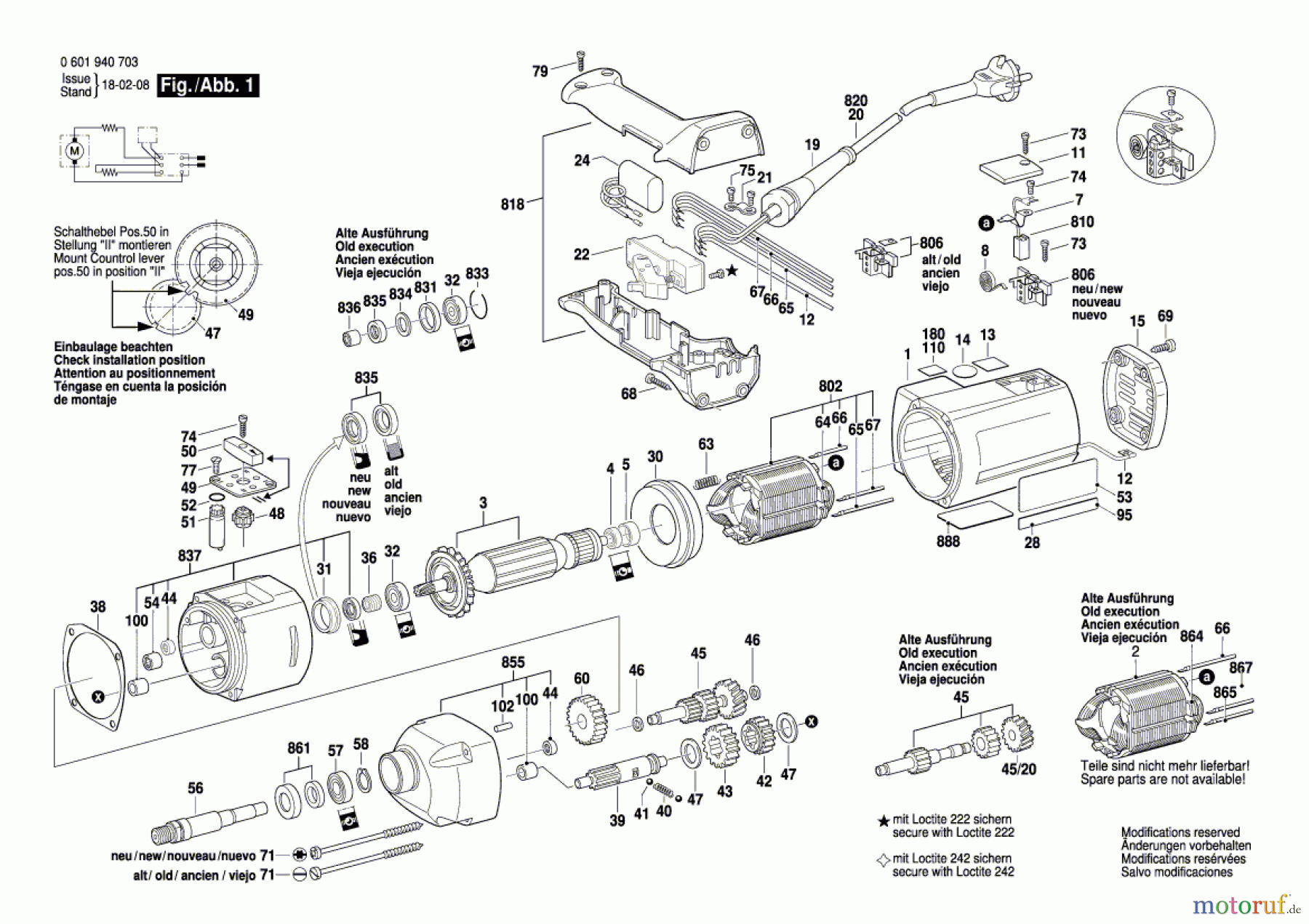  Bosch Werkzeug Rührwerk GRW 11 E Seite 1