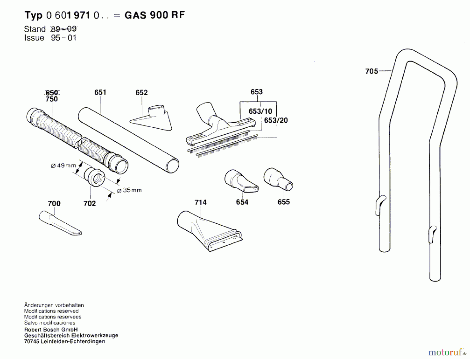  Bosch Werkzeug Gw-Allzwecksauger GAS 900 RF Seite 2
