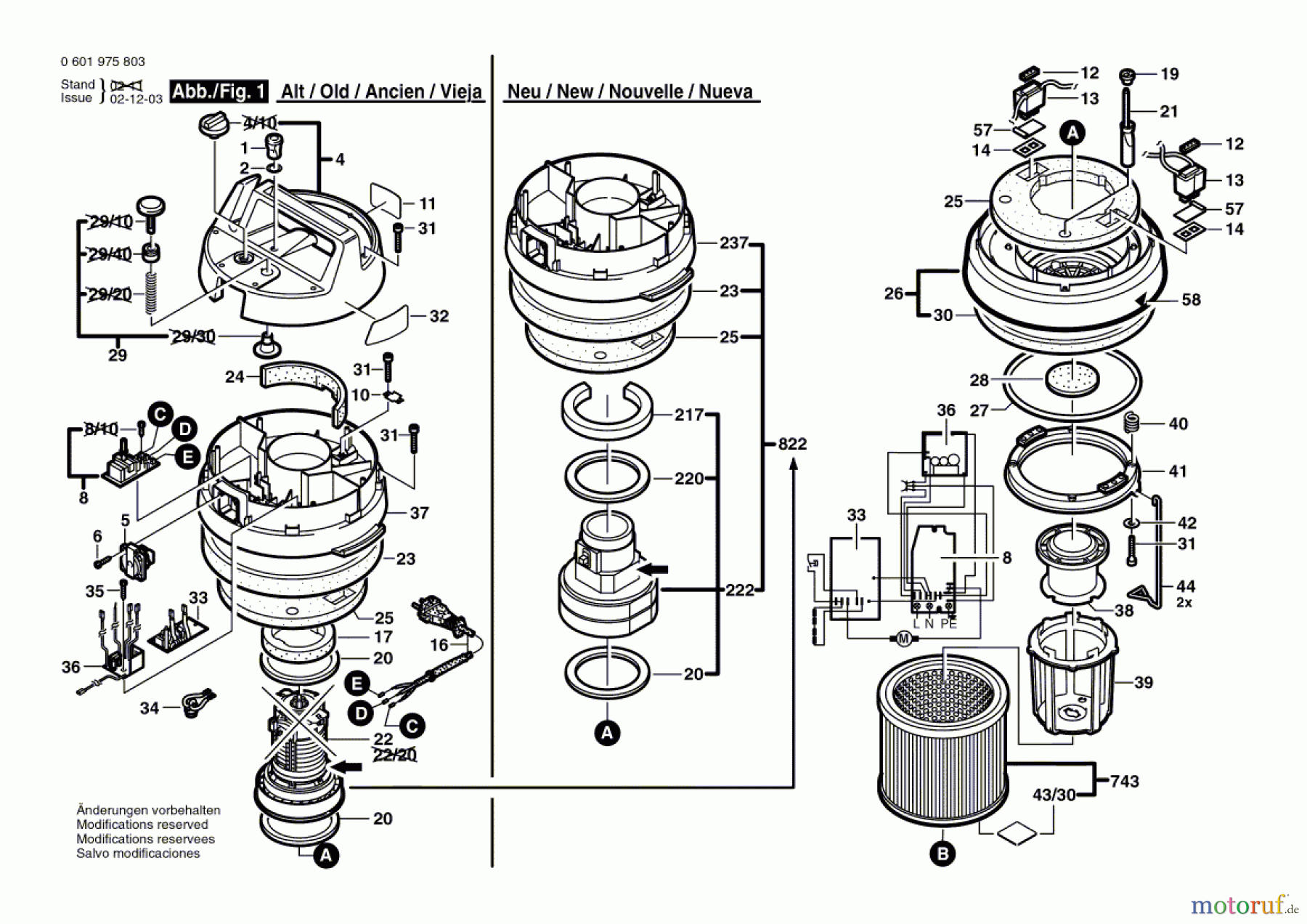  Bosch Werkzeug Allzwecksauger GAS 12-50 RF Seite 1