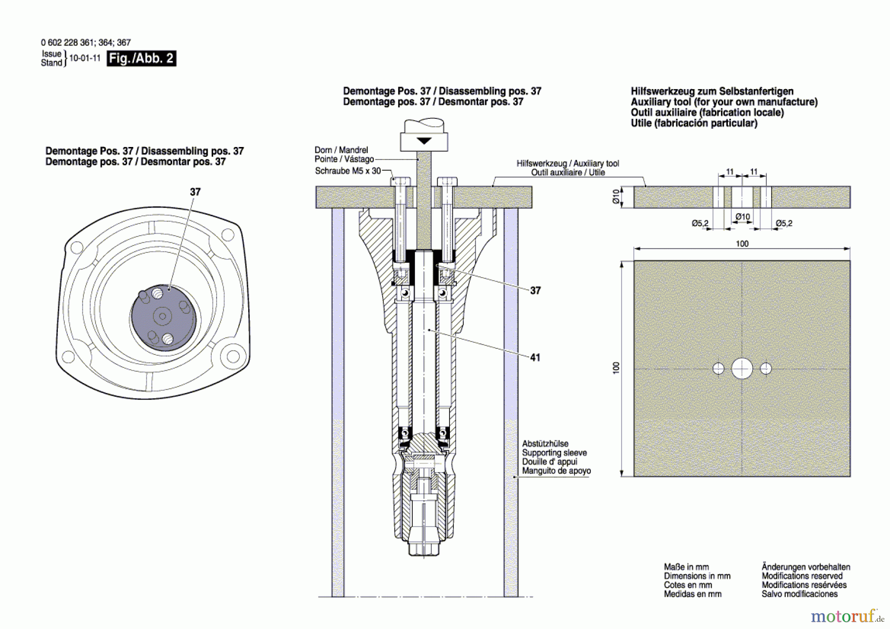  Bosch Werkzeug Geradschleifer ---- Seite 2