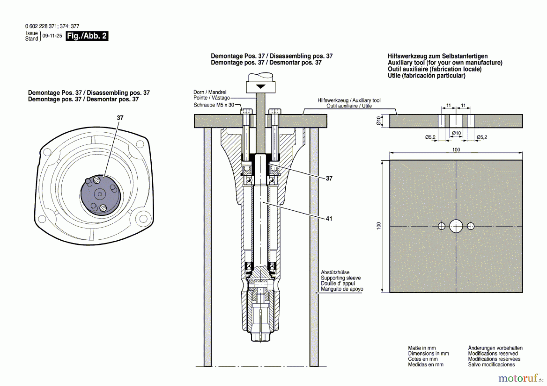  Bosch Werkzeug Geradschleifer HGS 55/50 Seite 2