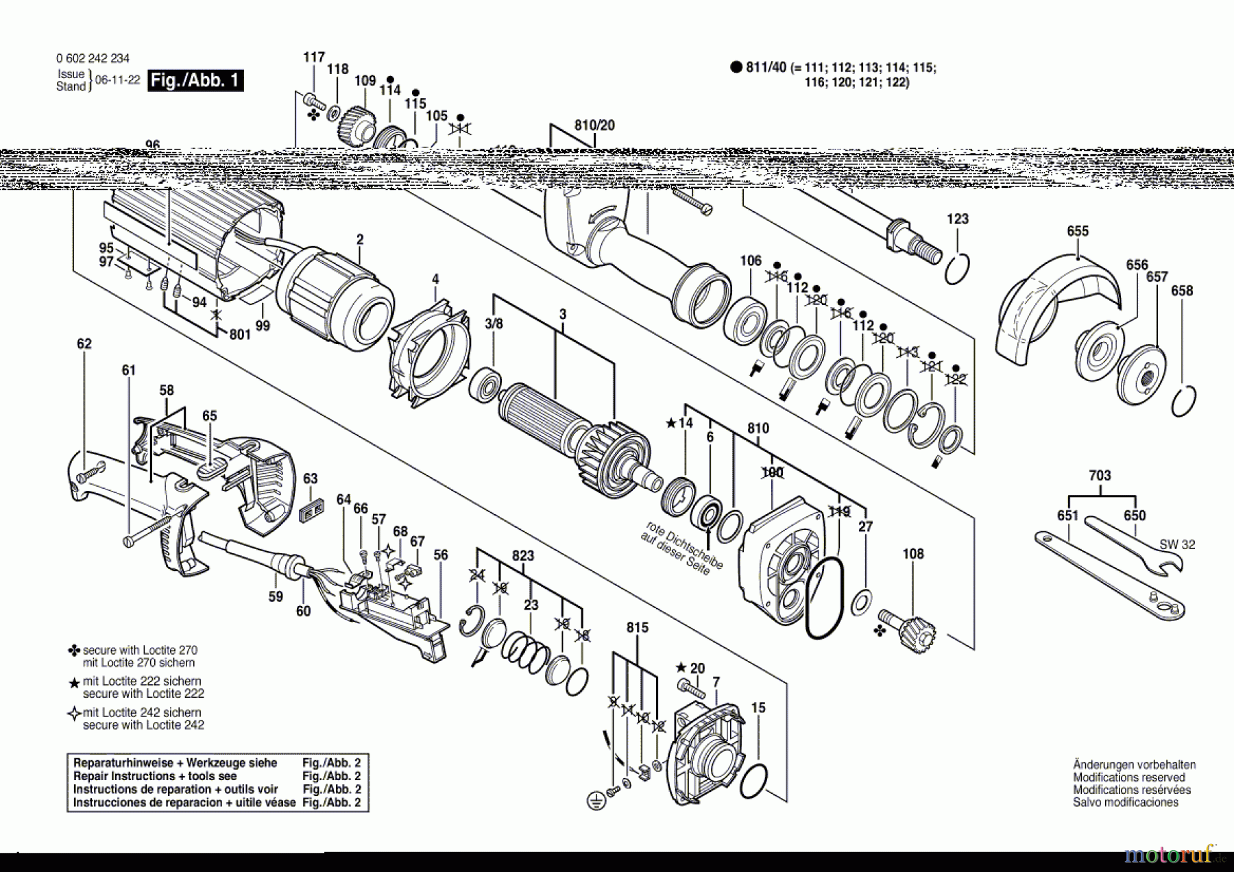  Bosch Werkzeug Hf-Geradschleifer GERADSCHLEIFER ---- Seite 1