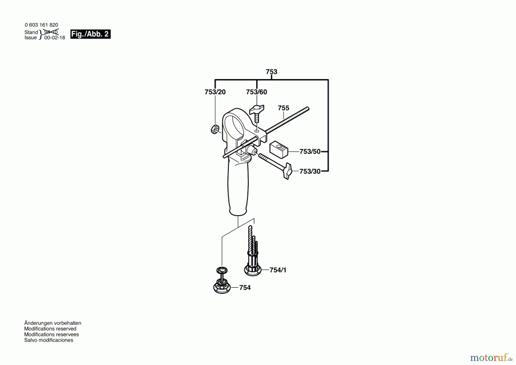  Bosch Werkzeug Schlagbohrmaschine CSB 650-2 RE Seite 2