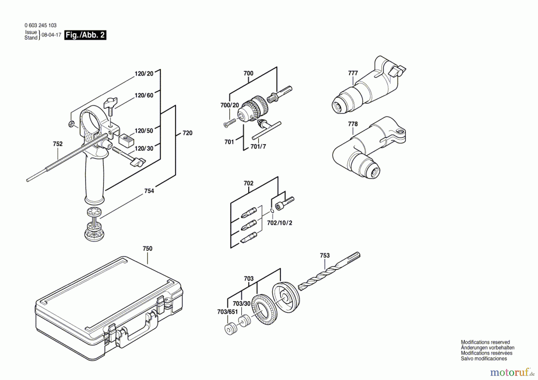  Bosch Werkzeug Hw-Bohrhammer PBH 200-2 Seite 2